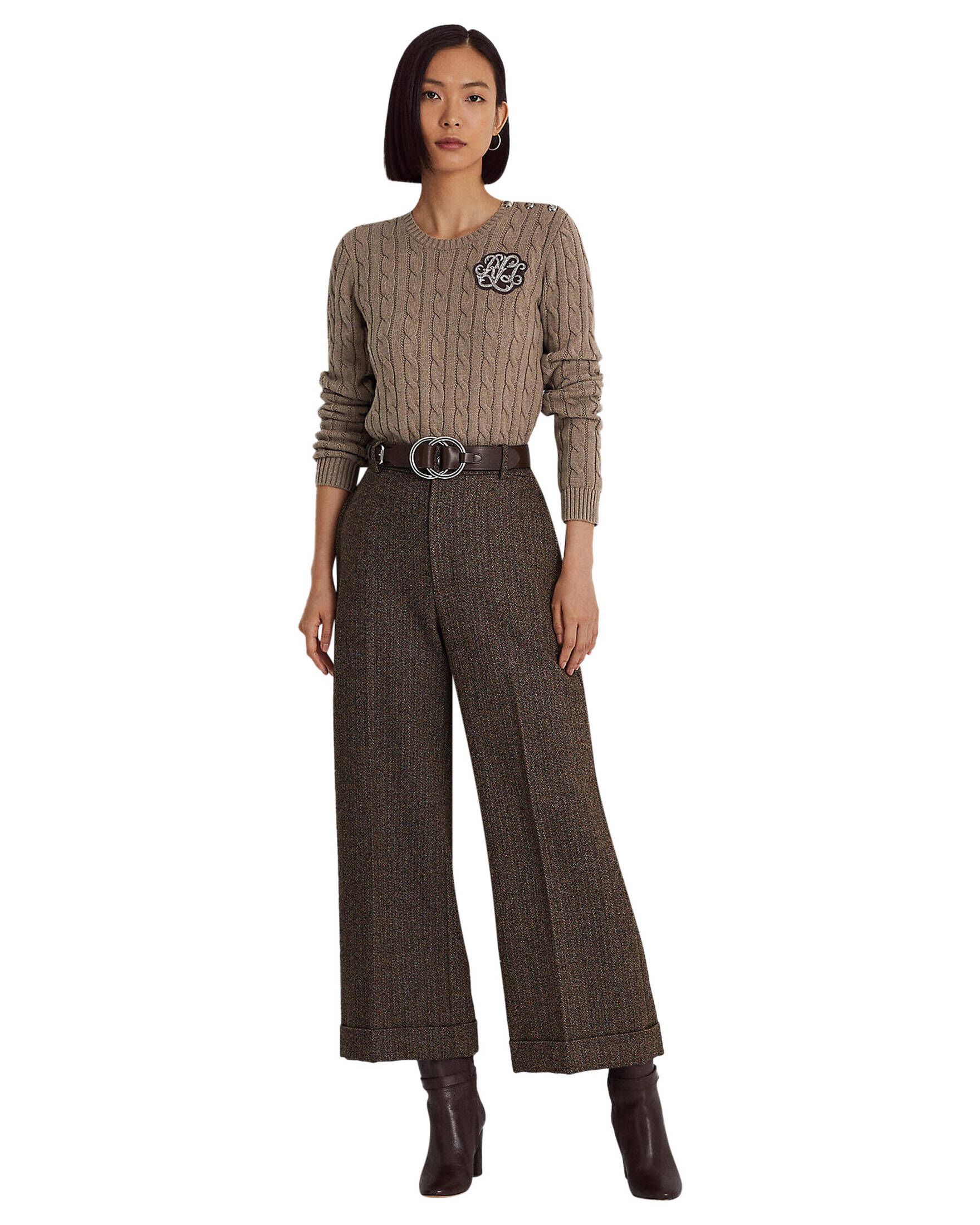 Rapbin Damen Pullover Mit Rundhals - Elegant & Bequem Für Herbst & Winter