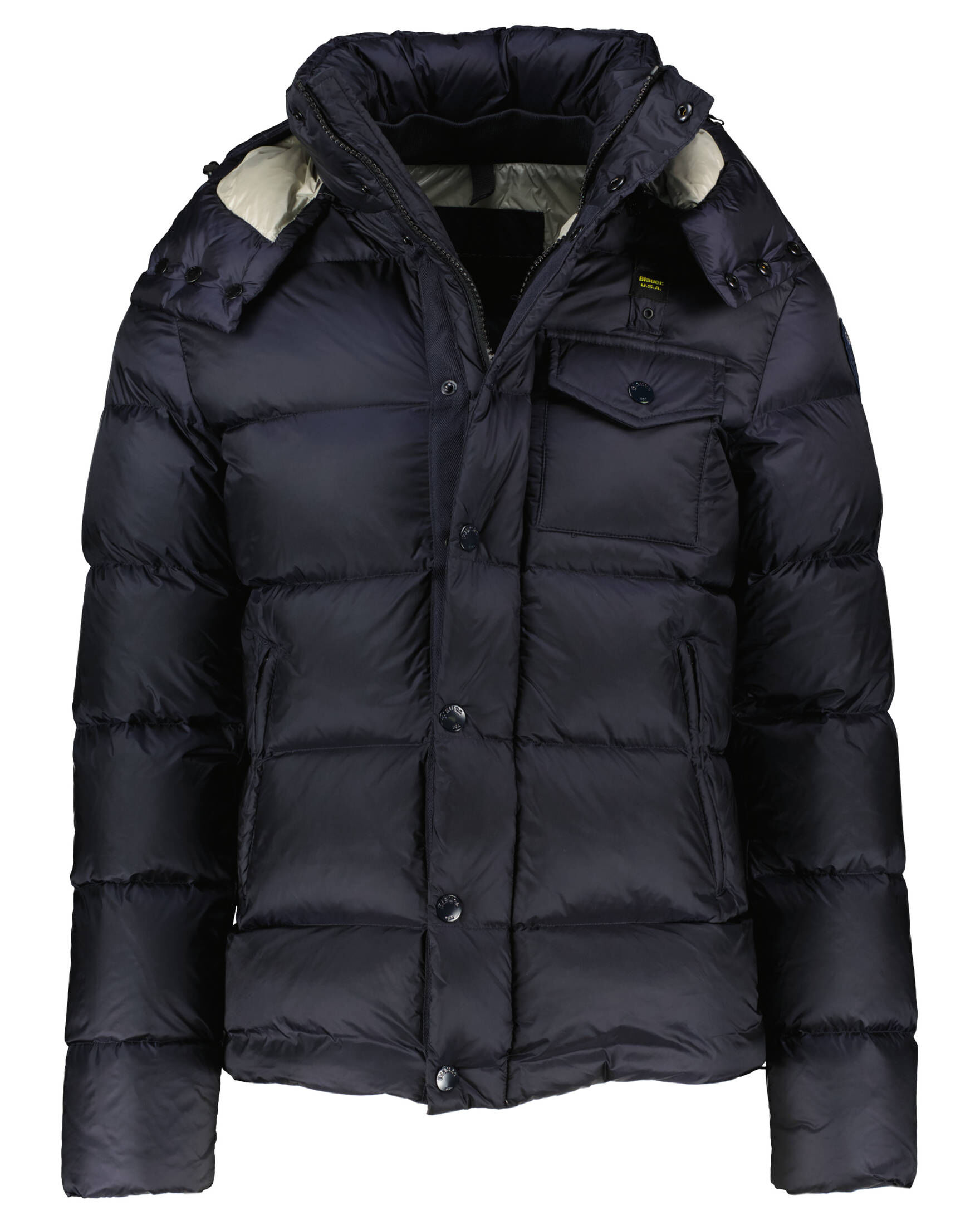 blauer jacke herren grau
