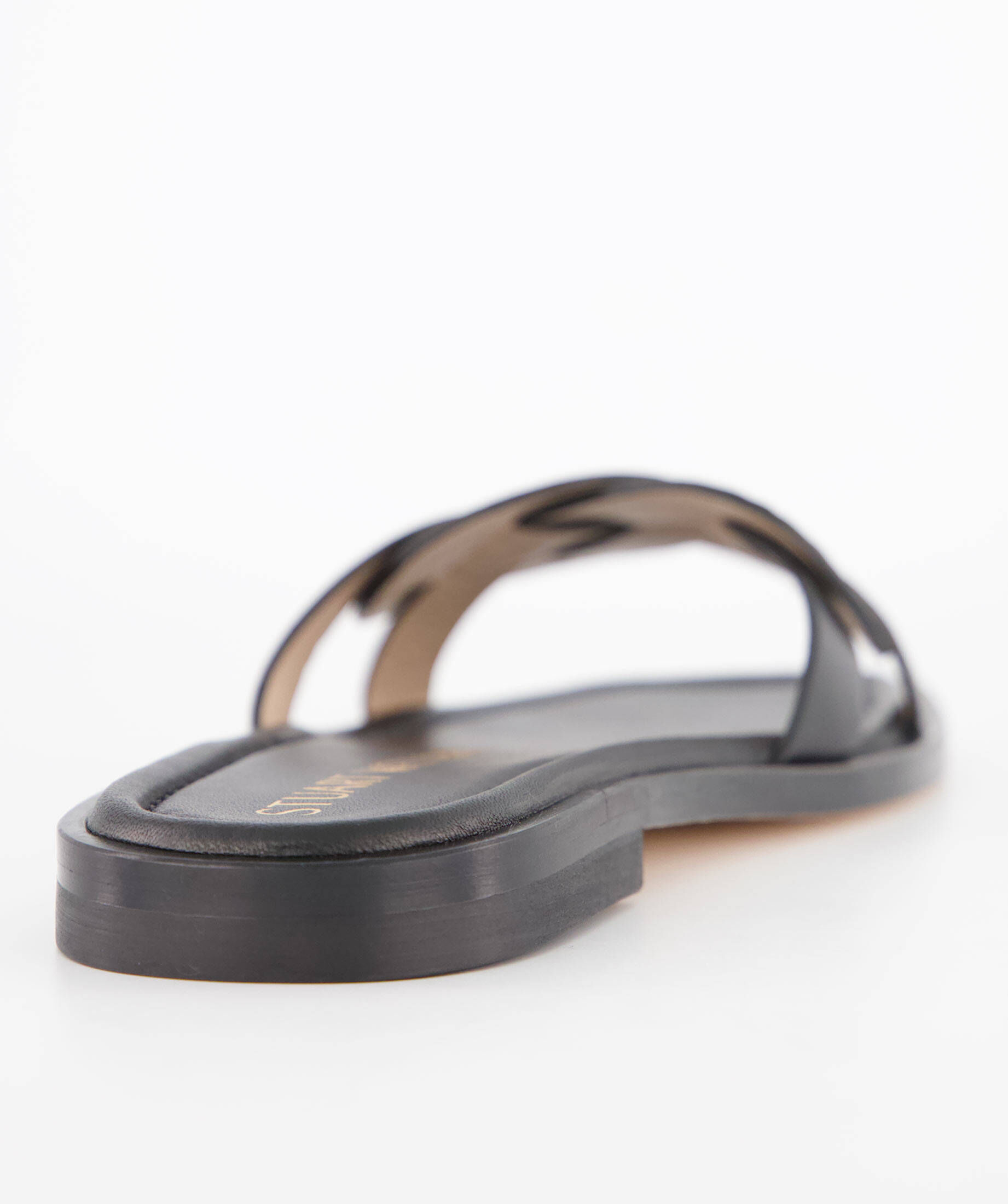 stuart weitzman sierra woven leather flat sandals
