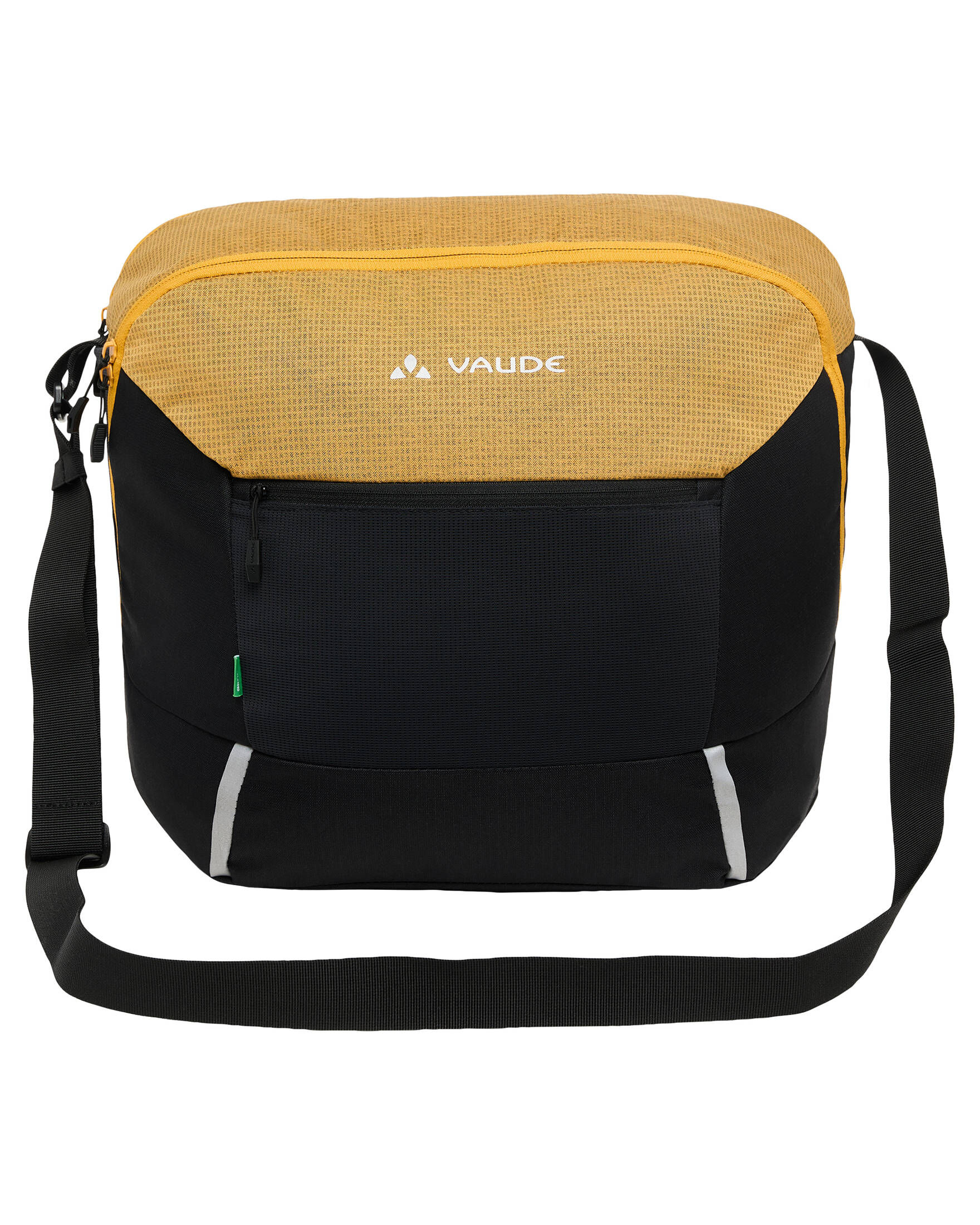 Sacoche Vélo Messenger L VAUDE 20L - Compartiment Ordinateur 15,6" - Montage Sur Porte-Bagages - Polyester Recyclé - Jaune Brûlé