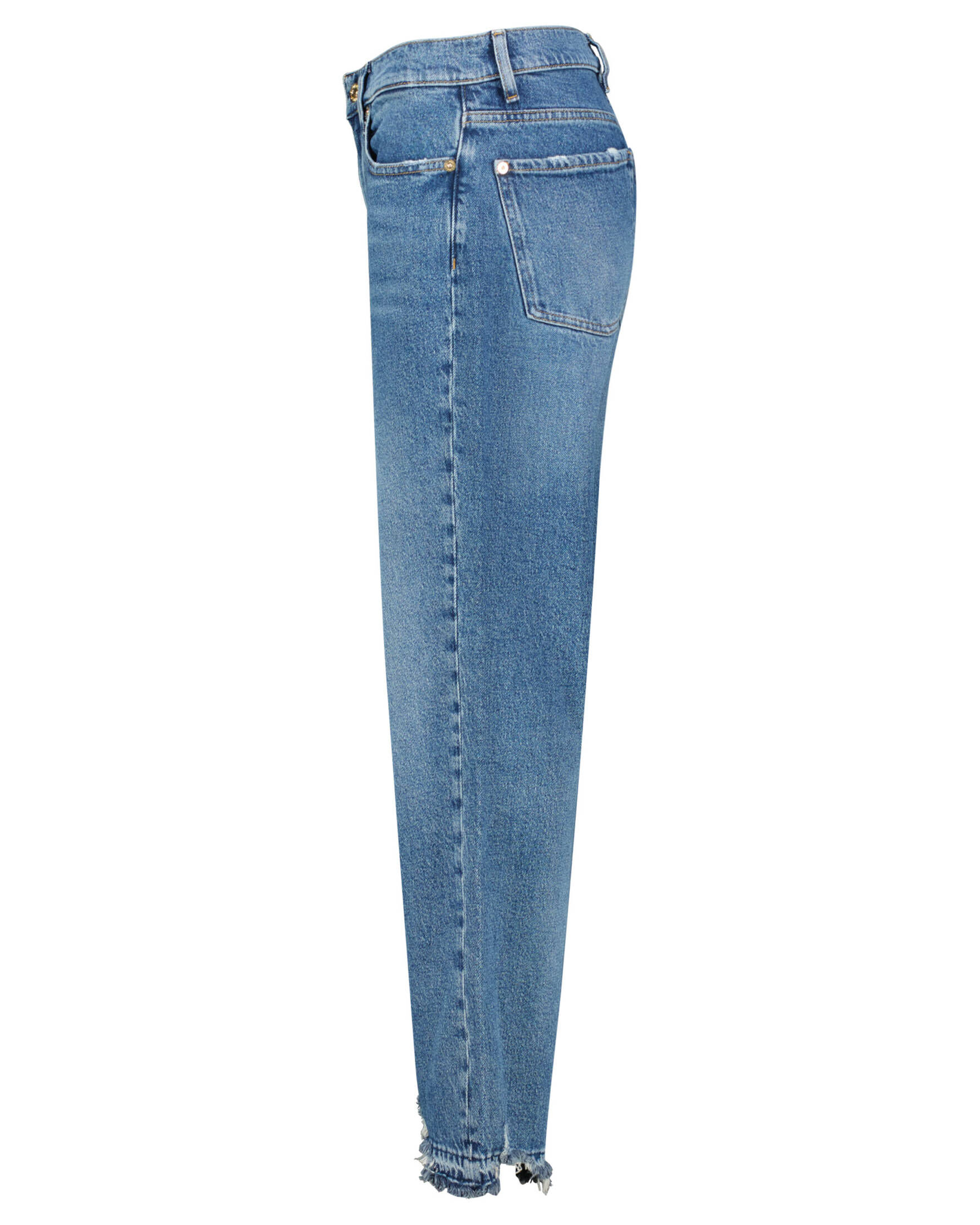 7 For All Mankind Damen Jeans Logan - High Waist Straight Fit Crop