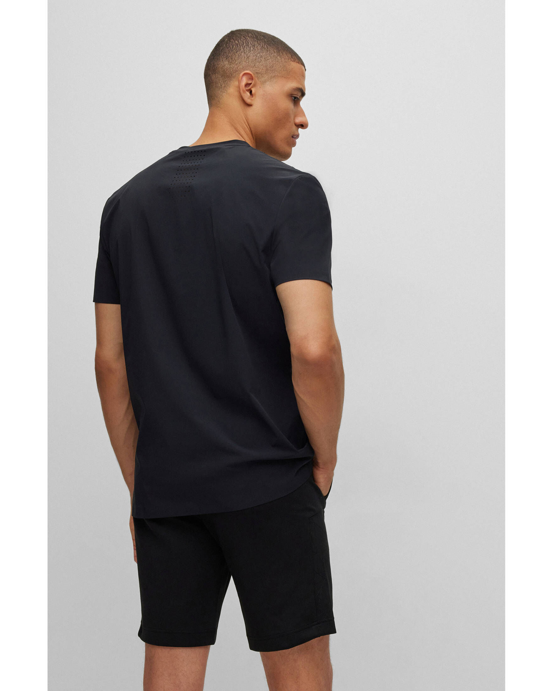 BOSS Herren T-Shirt Tchark - 96% Baumwolle 4% Elasthan