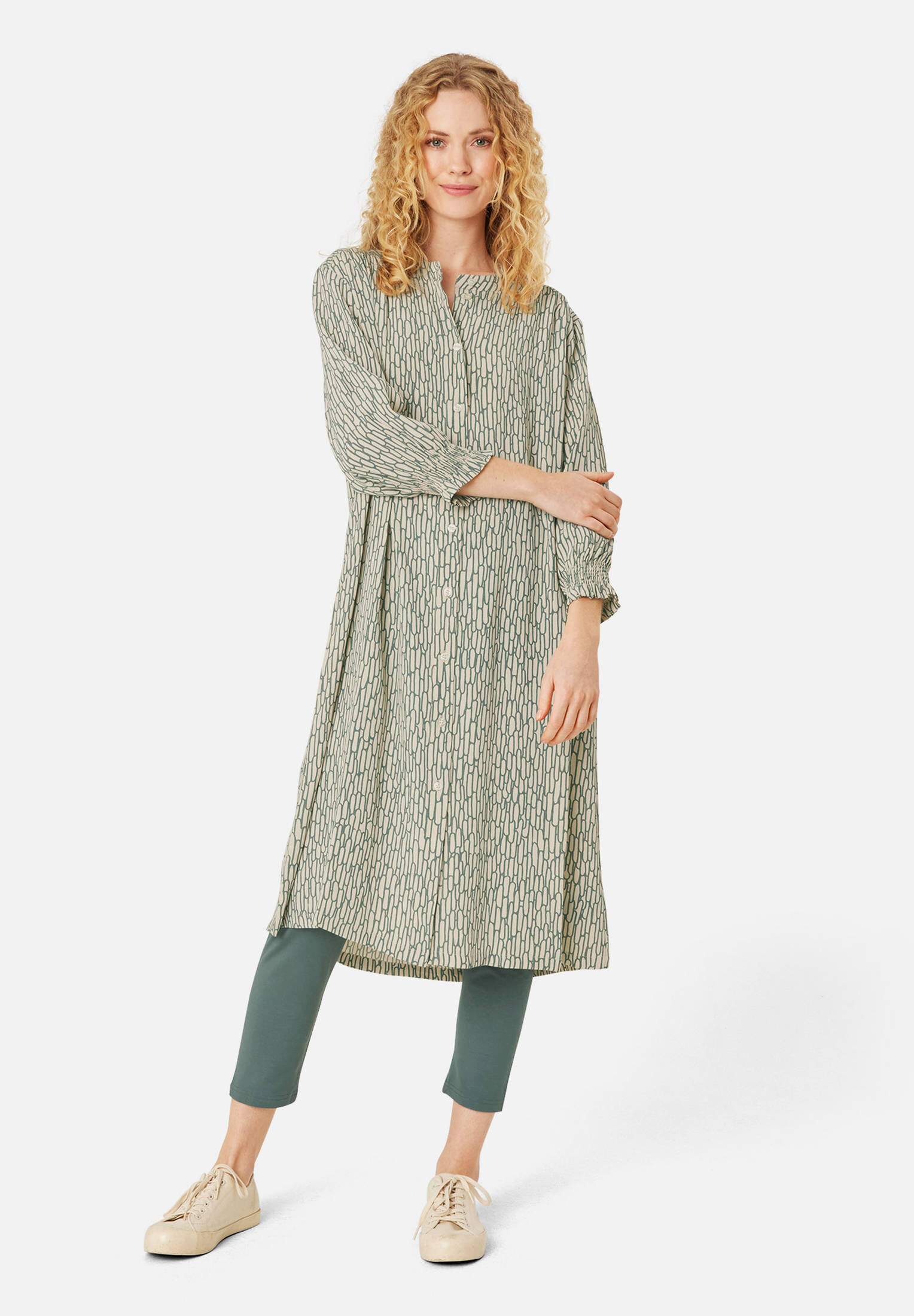 Salzhaut Sommerkleid Damen Kleid Mit Streifen Flancilla - Shirtkleid