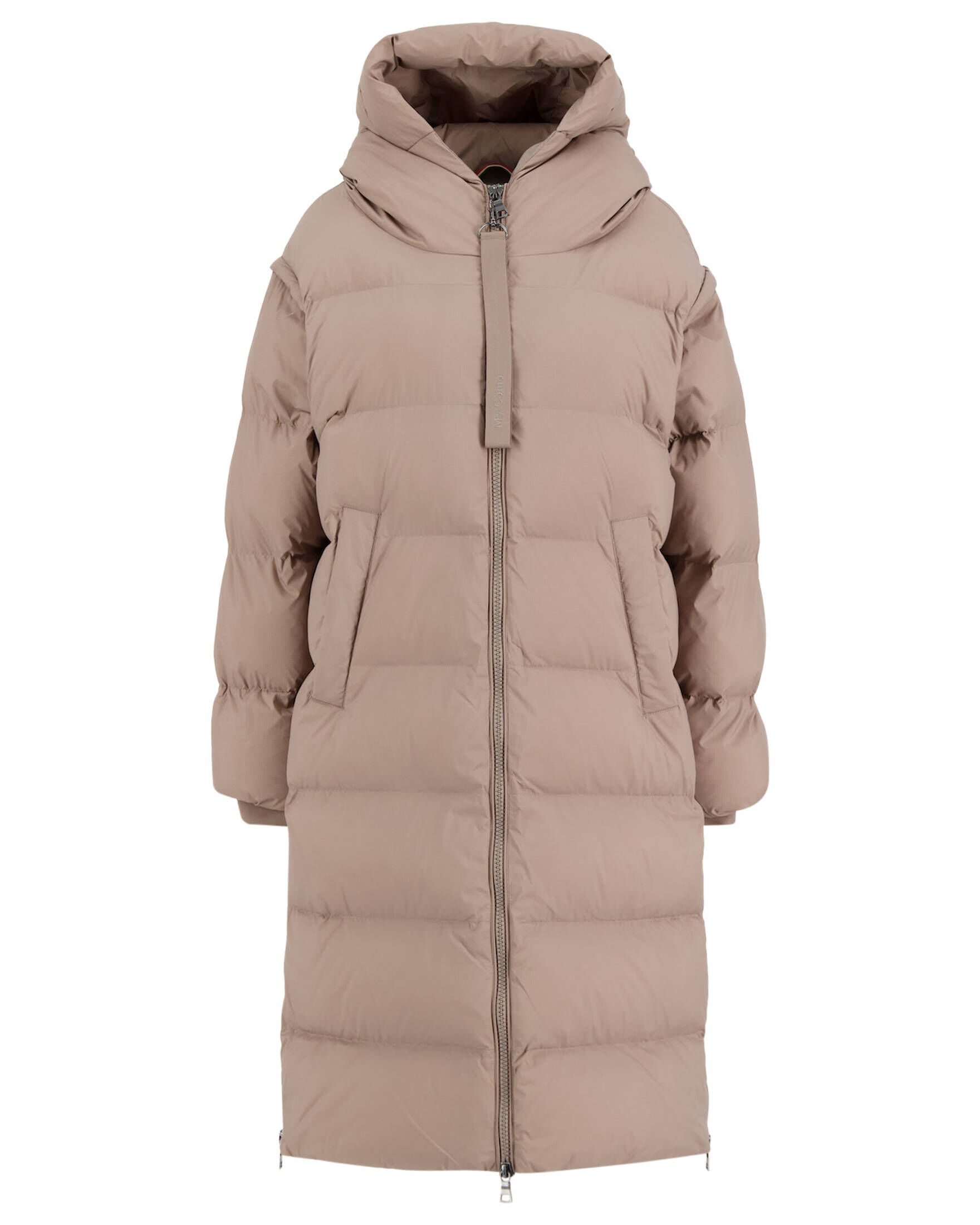 damen steppmantel lang