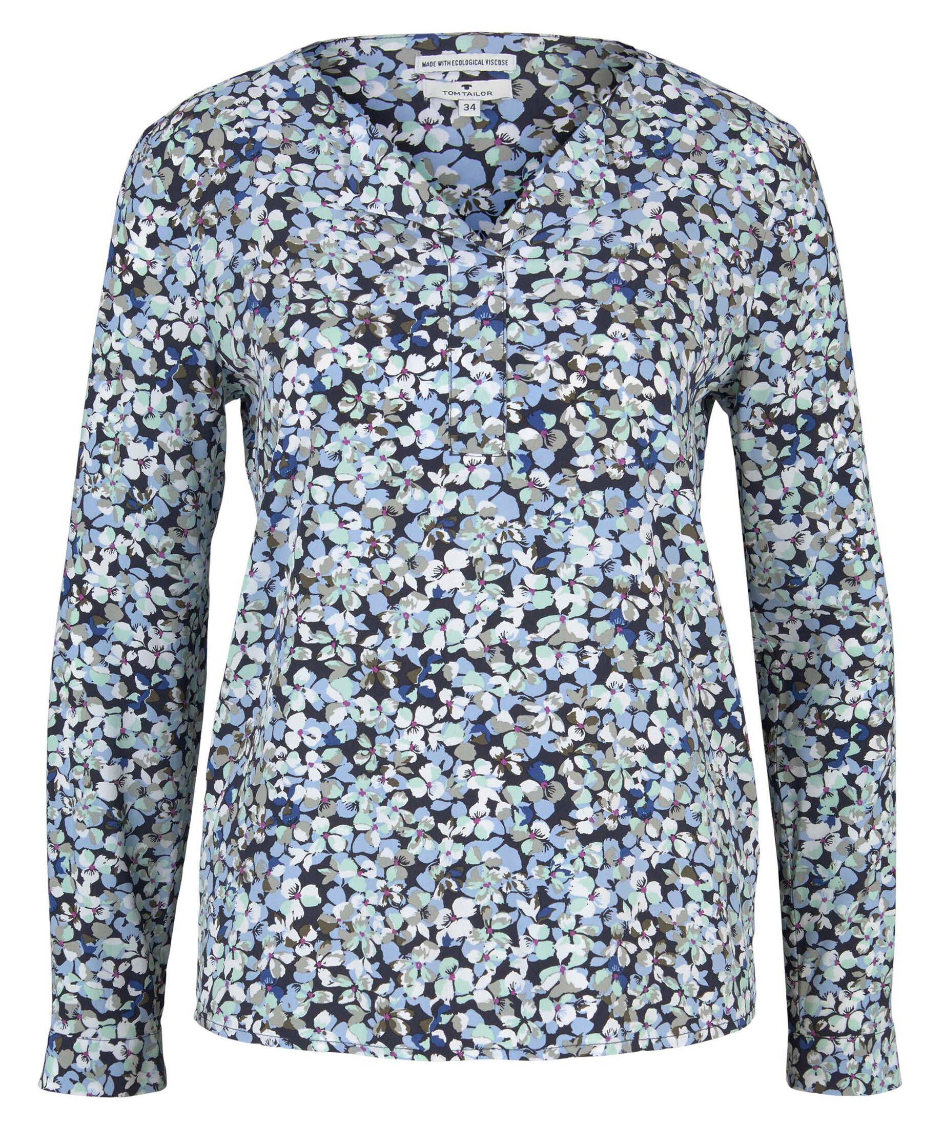 Tom tailor damen bluse langarm