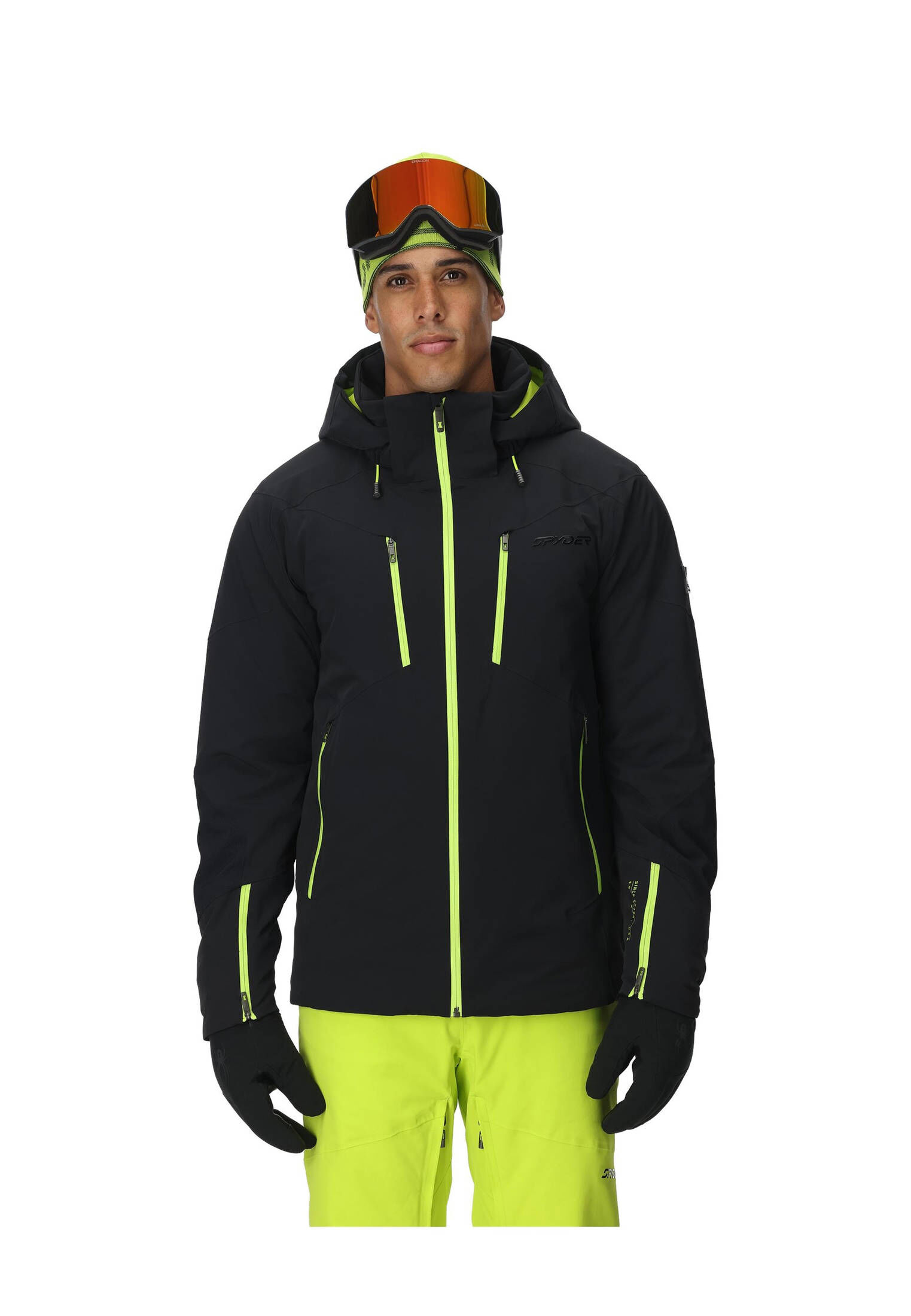 Skijacke Schwarz Herren
