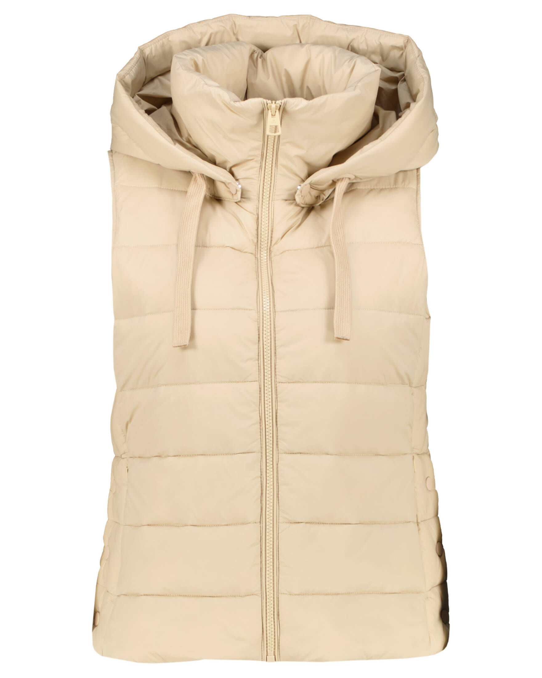 kurze weste mit kapuze