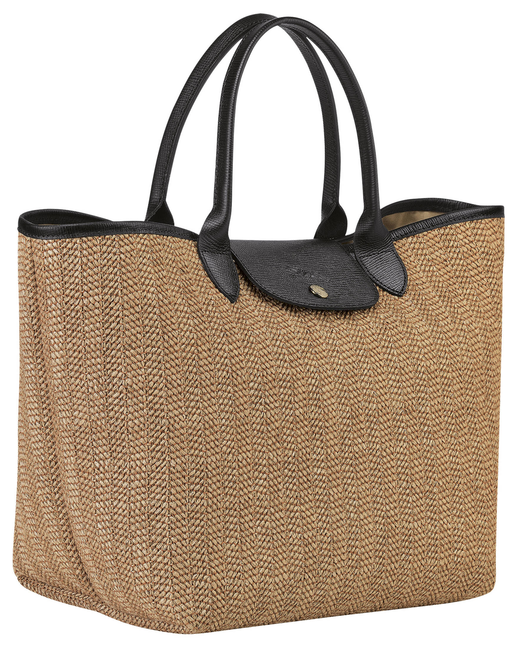 Longchamp Damen Shopper LE PLIAGE PAILLE CANVAS TOP HANDLE BAG M in Weiß kaufen engelhorn