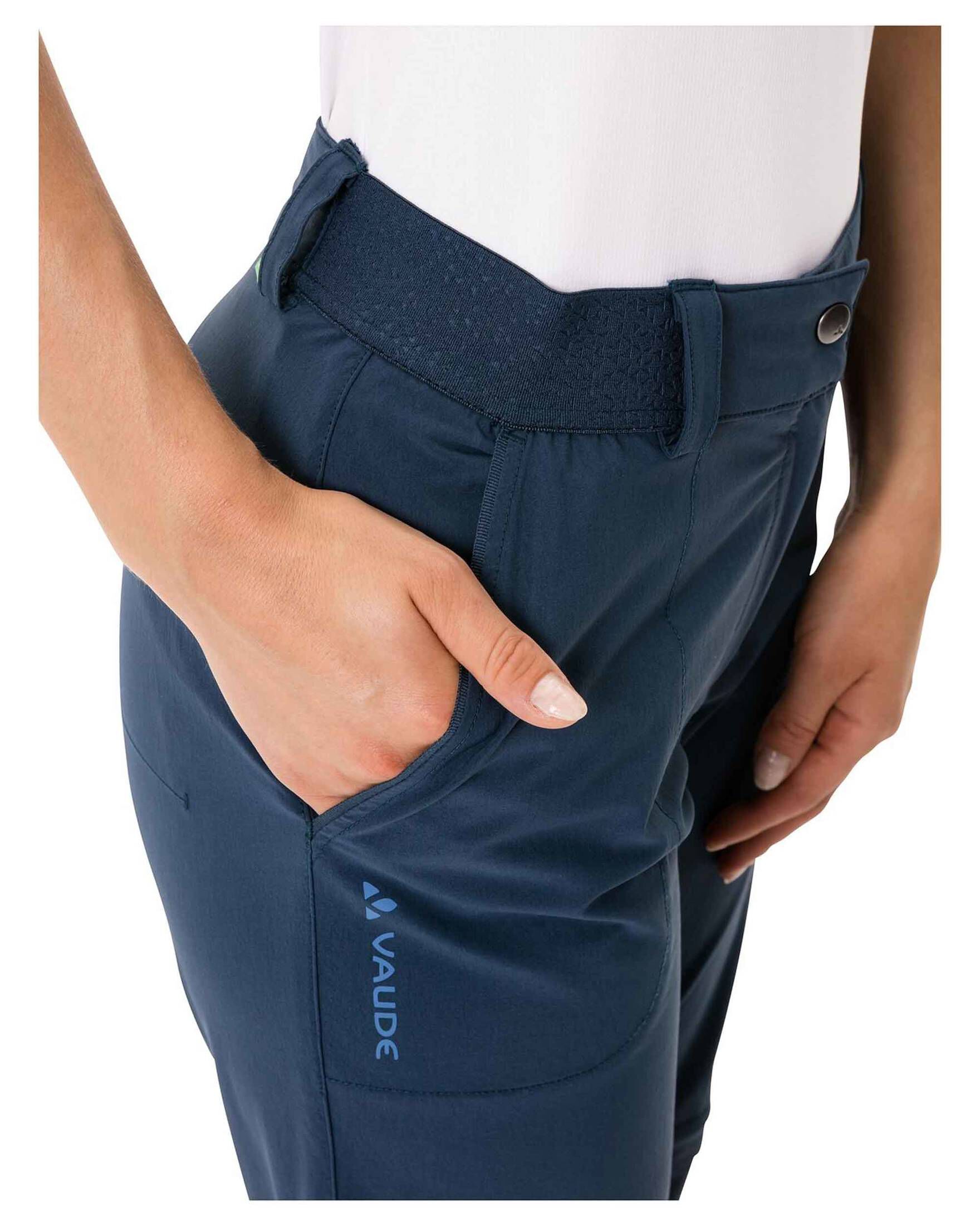 Quần Nối ống Vaude Farley Stretch Capri T-Zip II Zip-Off Pants Women’s 04577 Size S/38 - View #5