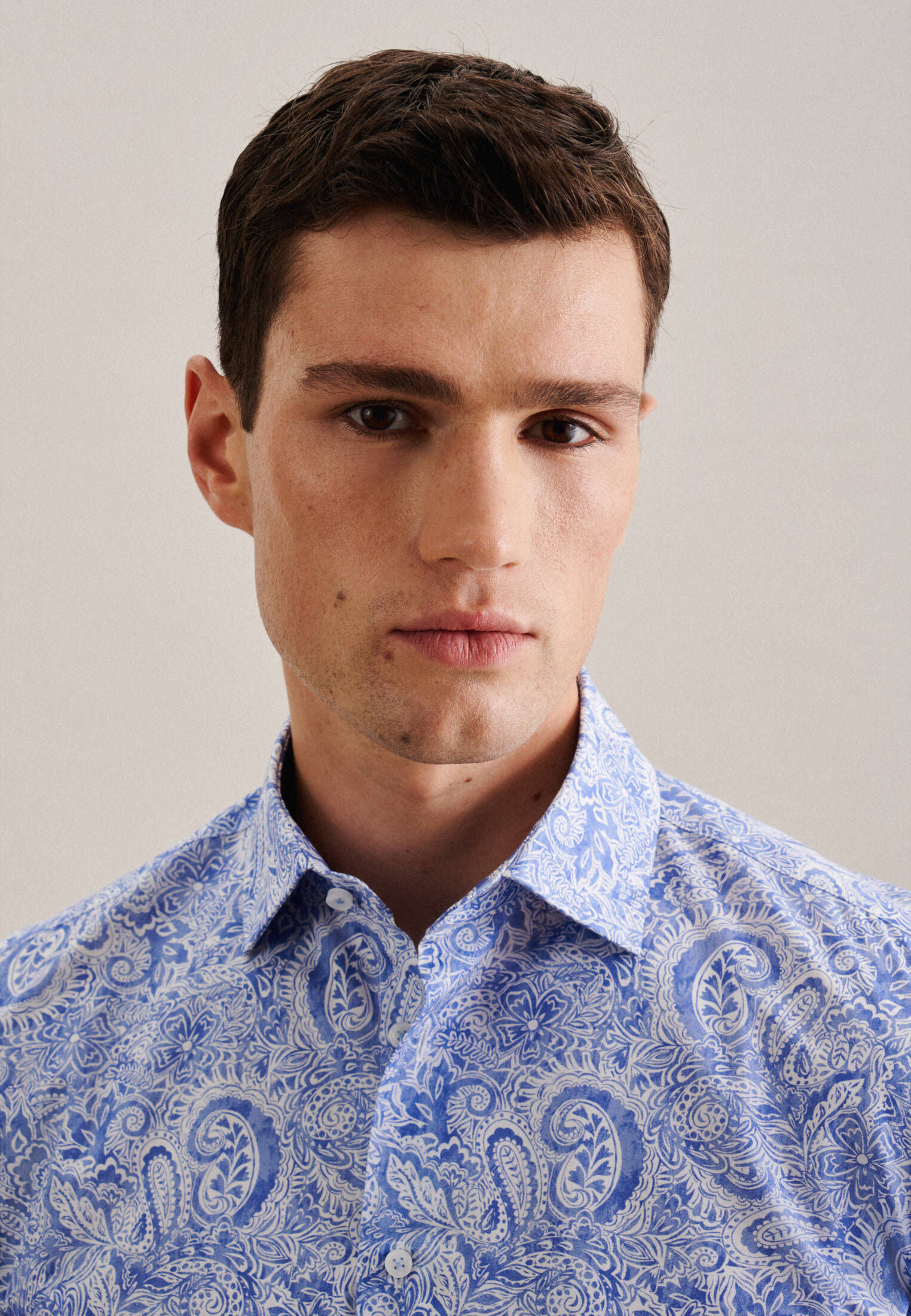 Seidensticker Uomo Business Hemd Regular Camicia Formale Not Applicable, Blu (Dunkelblau 19), 44 (Taglia Unica: 38