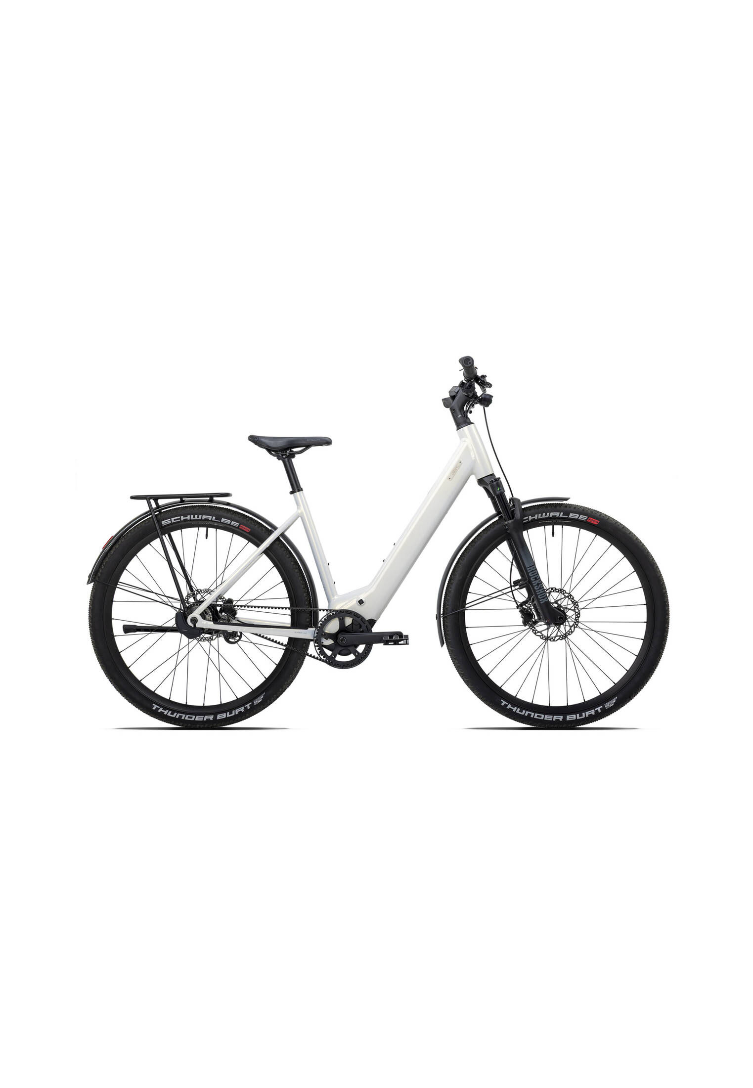 E-Bike SKYE STEP BELT Tiefeinstieg Bosch Performance Line SX 400 Wh
