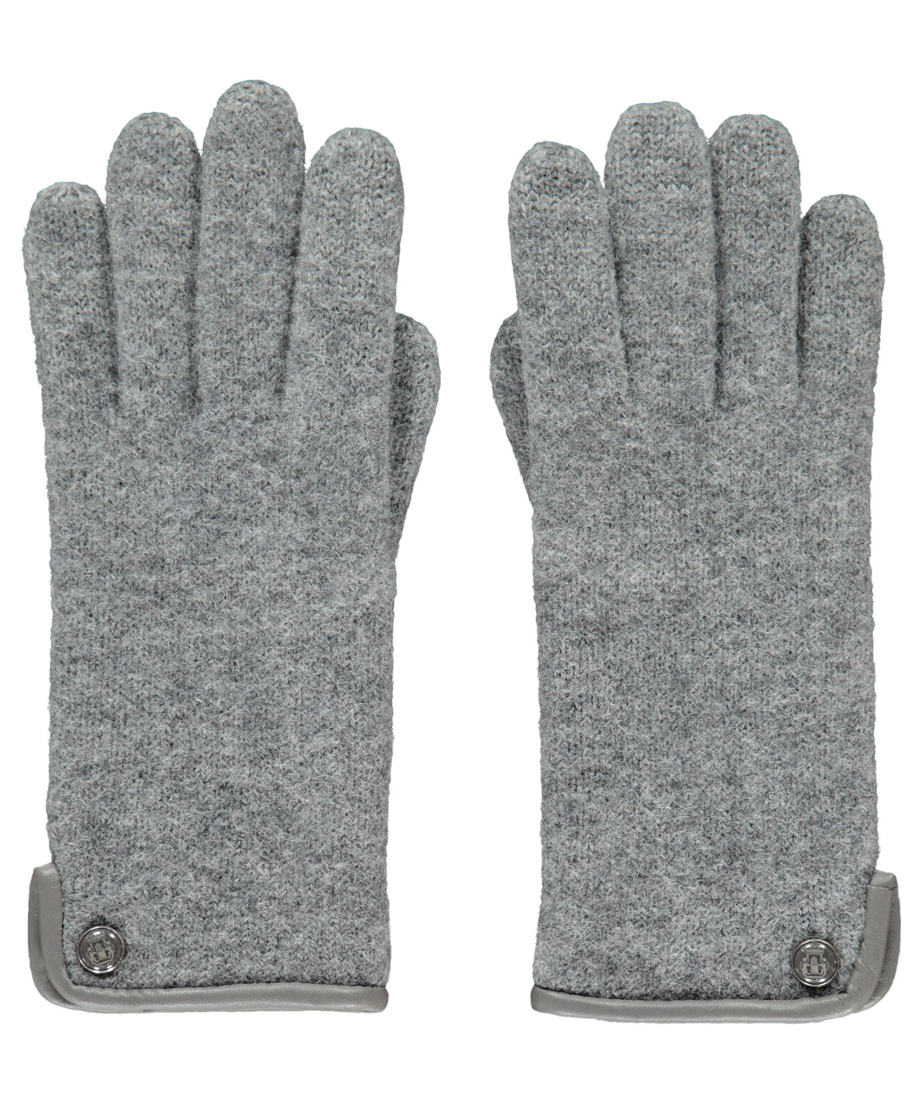 Roeckl Damen Walkhandschuh Aus Schurwolle - Rubinrot, Weich & Wärmend, Größe 7,5 (20,5 Cm)