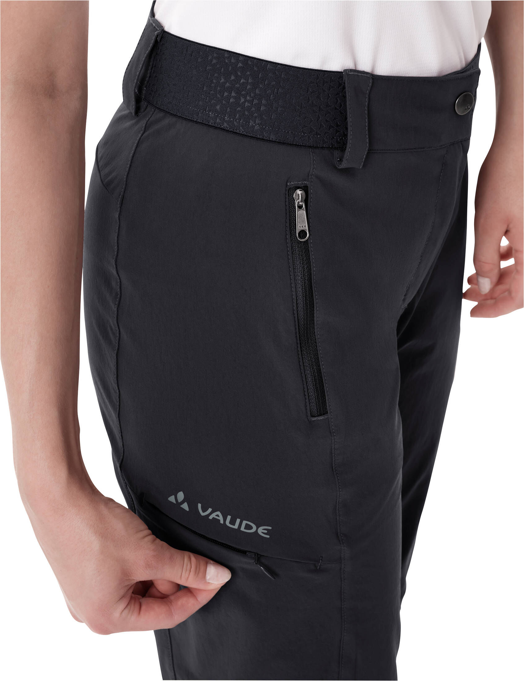 Vaude Wo Farley Stretch ZO T-Zip Pants elastische 2in1 Damen-Hose 40/M-Short NEU 