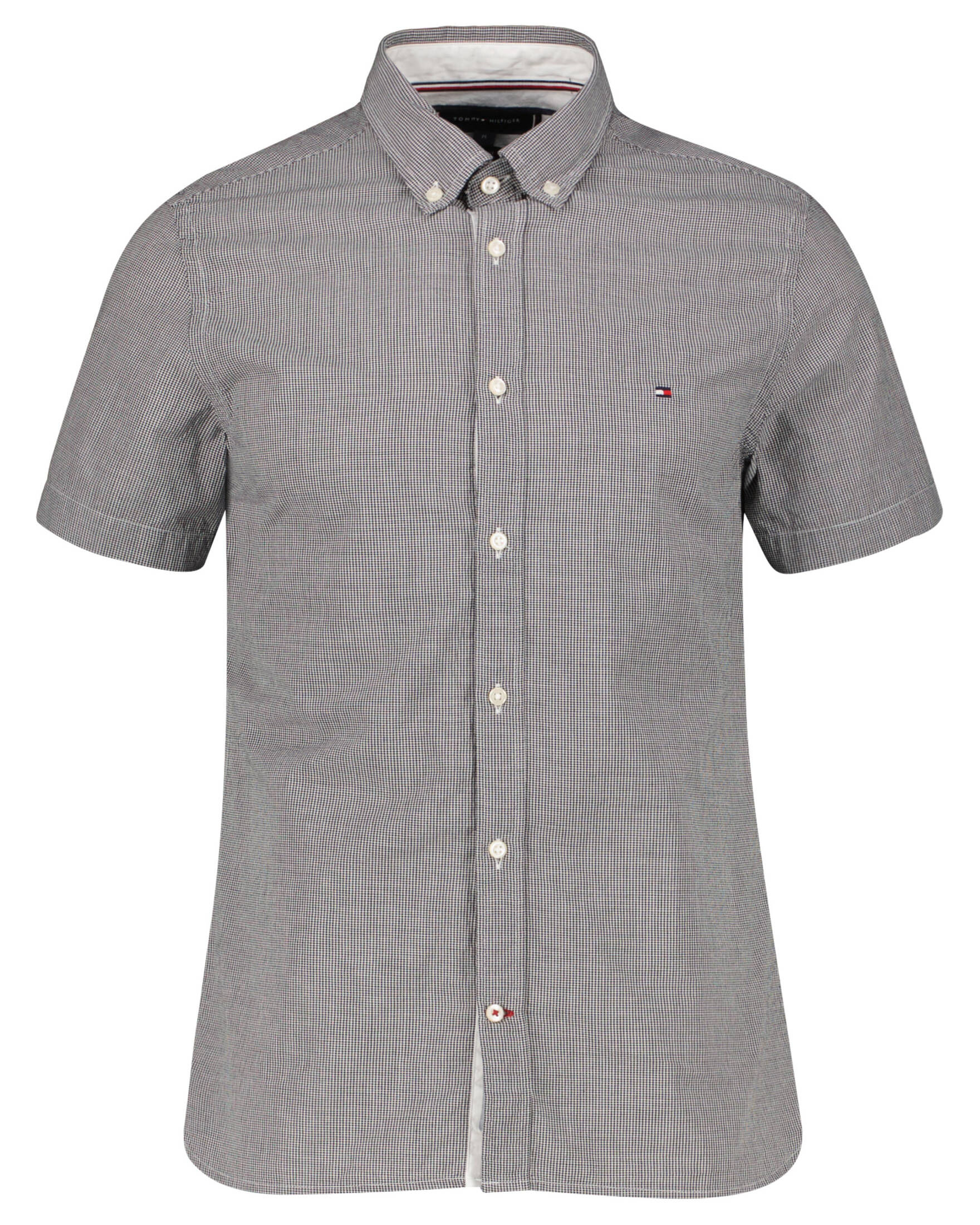 Tommy Hilfiger Herren Hemd "Slim Crepe Gingham" Slim Fit Kurzarm kaufen