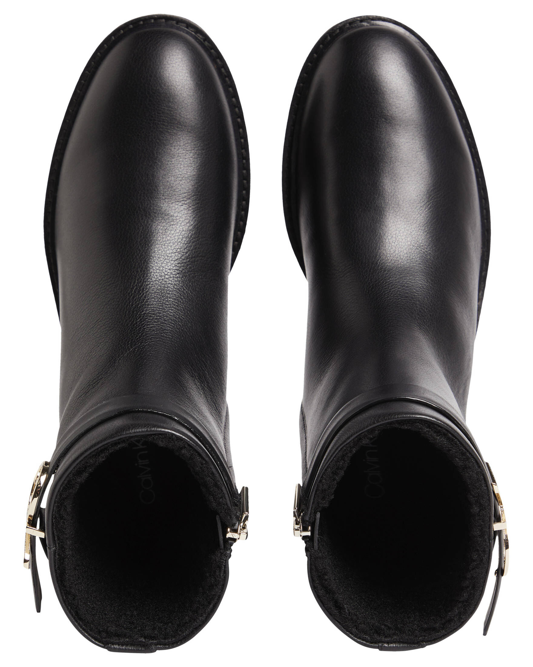 Damen Boots RUBBER SOLE ANKLE BOOTS WITH LEATHER