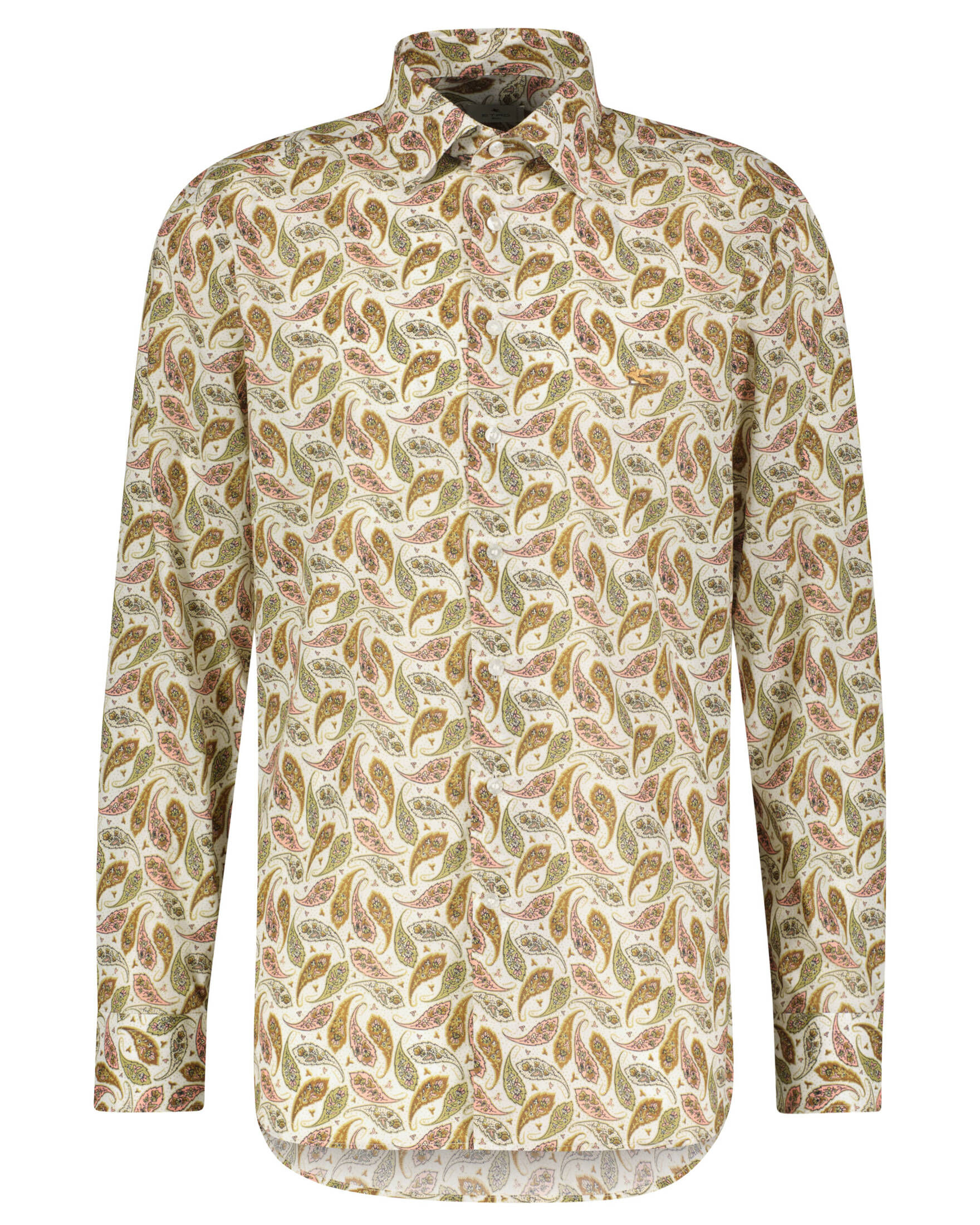 Rrongwn Herrenhemd Mit Paisley-Muster - Jacquard-Stoff & Regular Fit