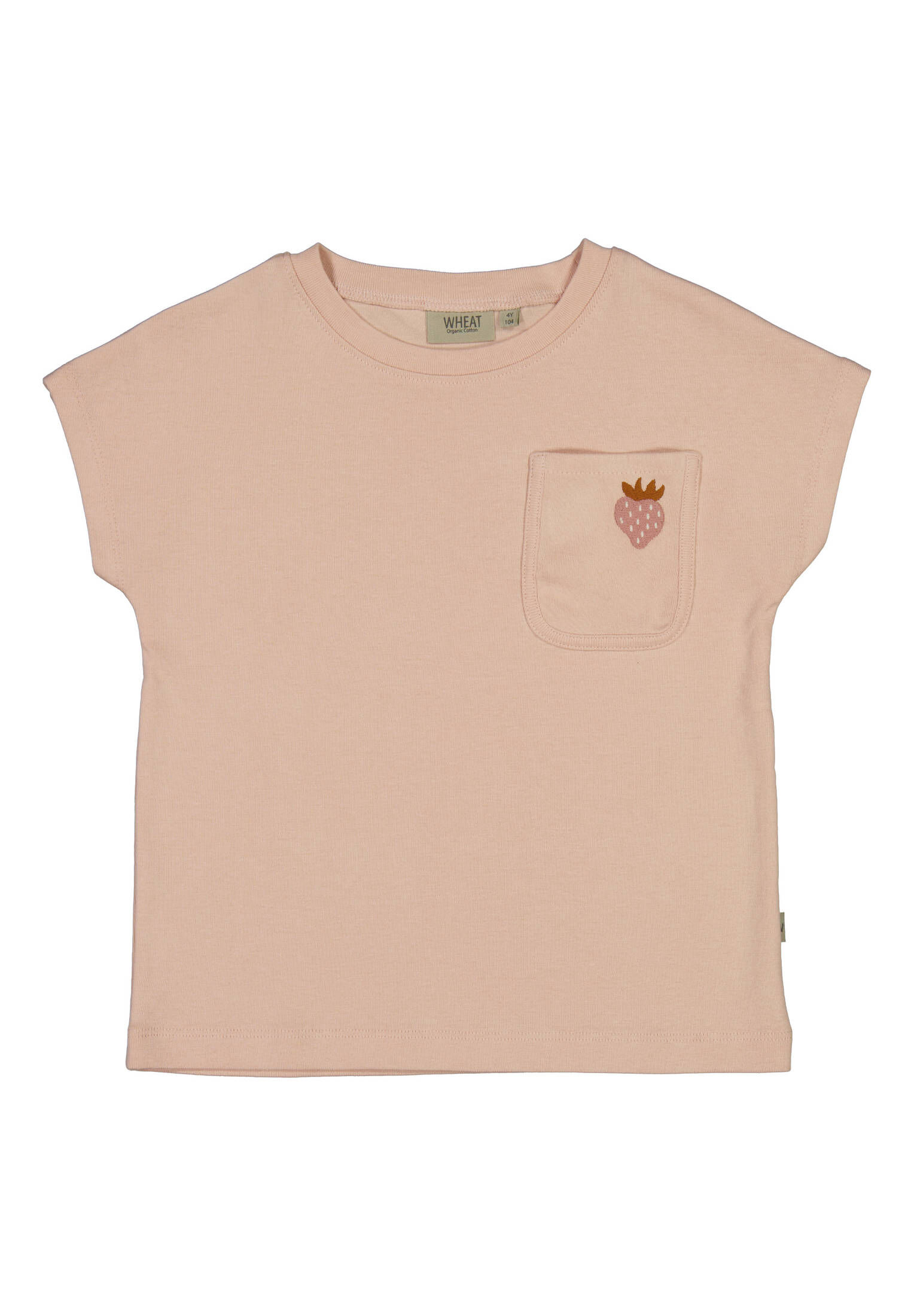 Wheat Mädchen T-Shirt Langarm – Aus Bio-Baumwolle Und Modal, Gerippt, Tailliert, Nachhaltig