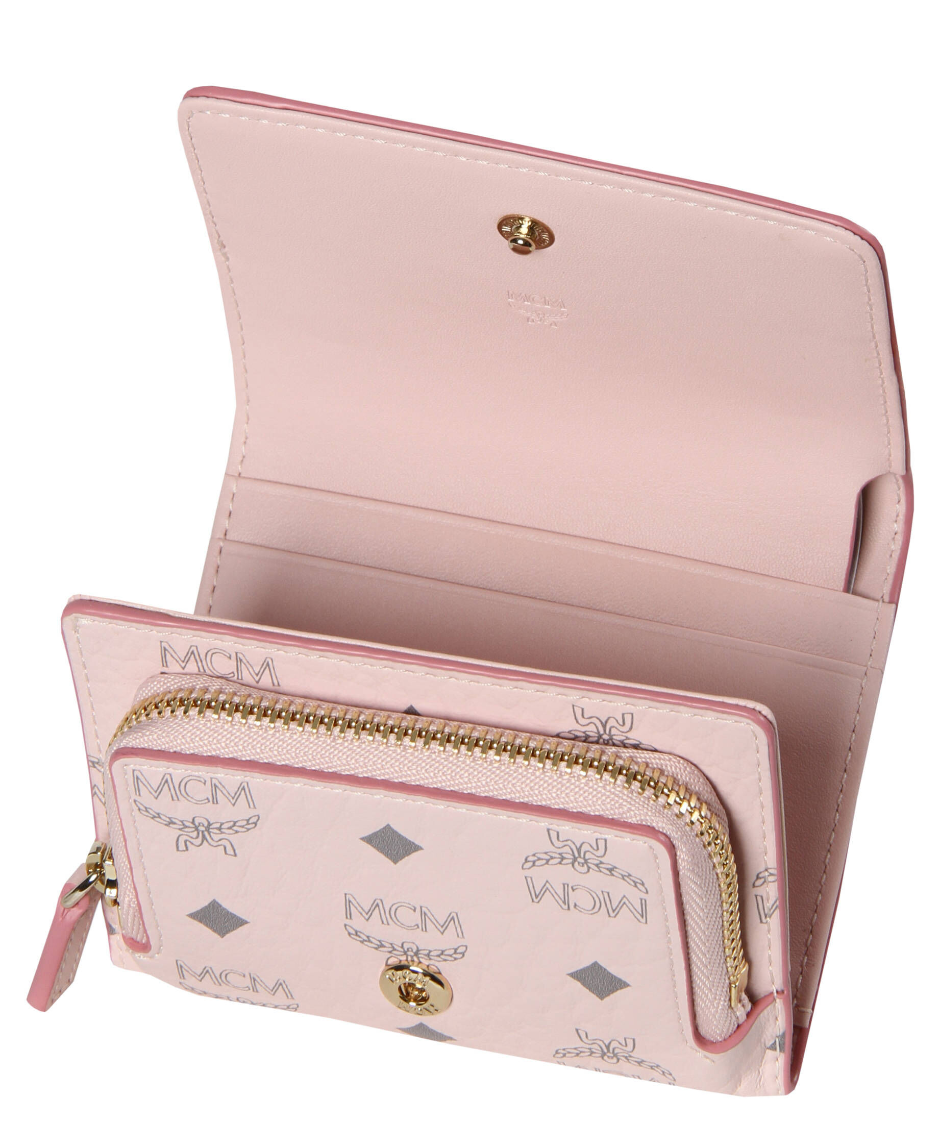 Mcm Portemonnaie Damen Pink MCM Tasche Klein Original Authorized In