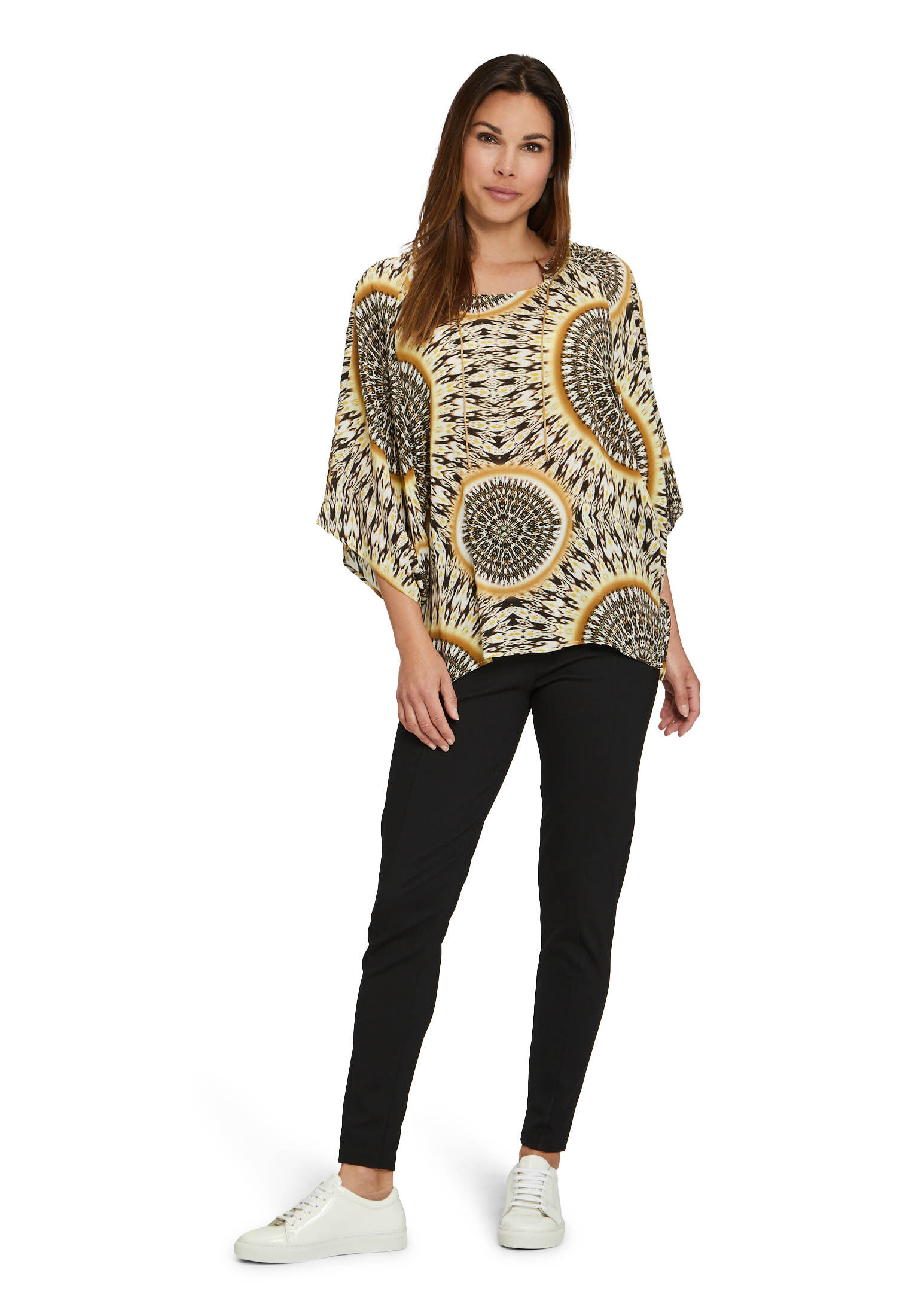 Cartoon Damen Bluse Mit Grafischem Muster - Lässig & Stylisch