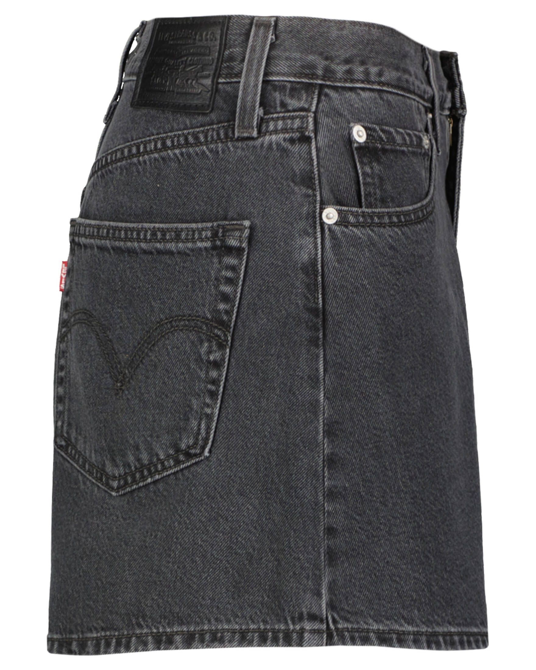 Damen Jeansshorts – High Waist Baumwolle, Hoch Tailliert mit Knopfverschluss
