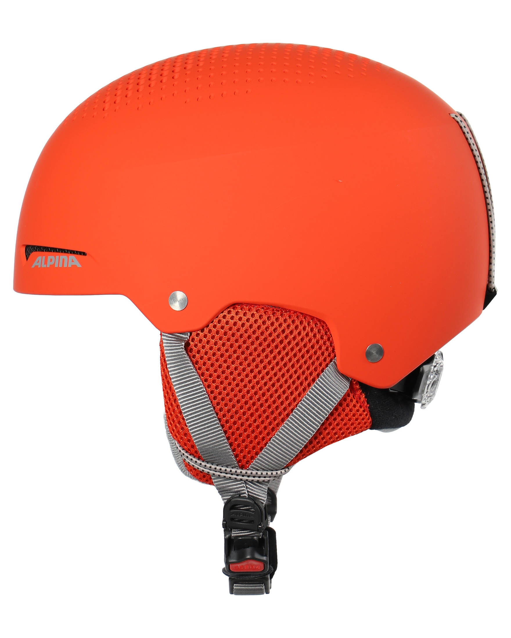 Alpina Kinder Skihelm / Snowboardhelm mit Brille ZUPO SET in Orange