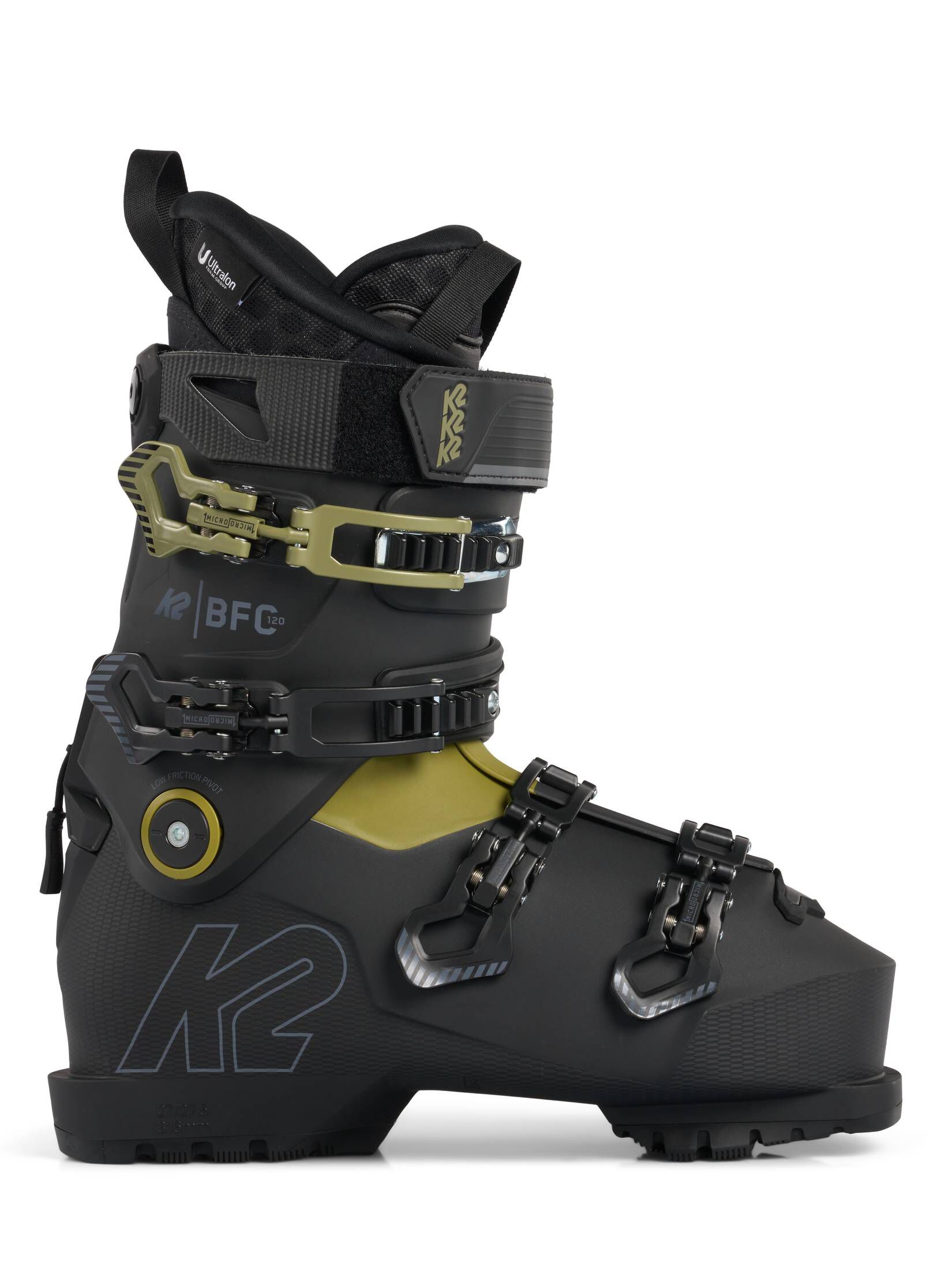 Zapatillas De Esquí K2 Recon 120 LV Gripwalk - Hombre, Color Verde/negro, Flexibilidad Y Ajuste Personalizable