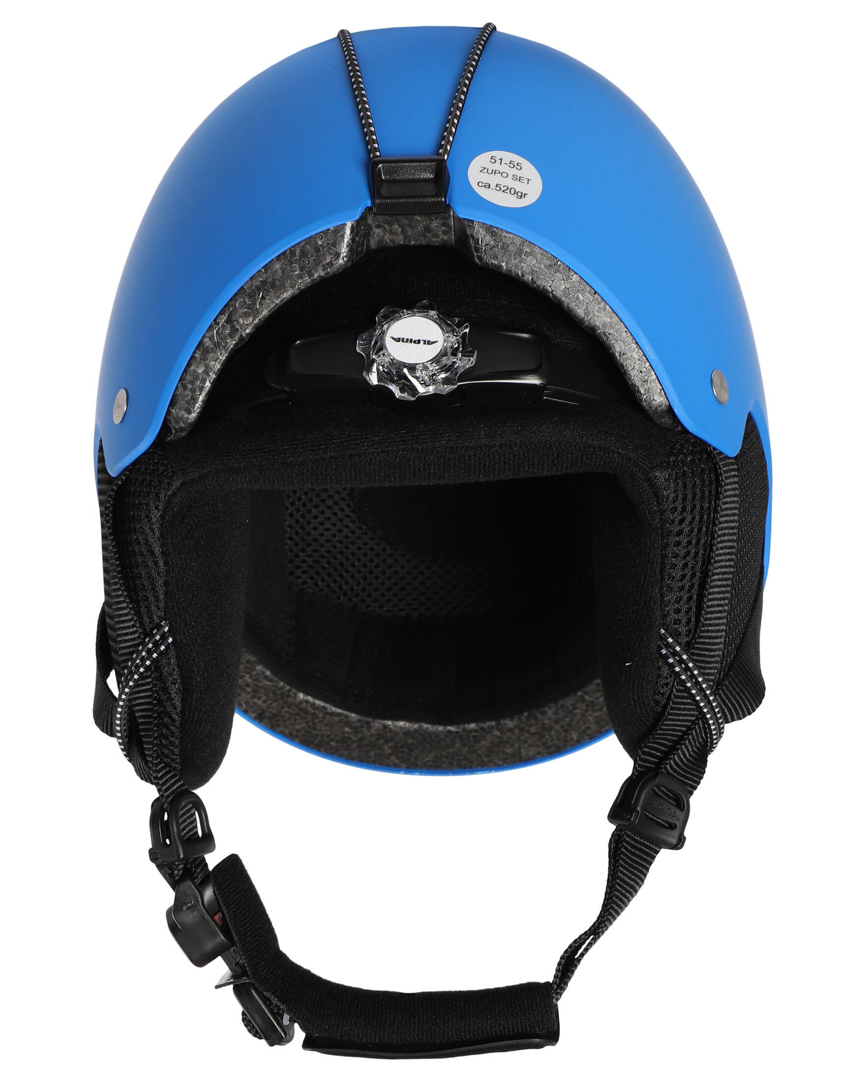 Alpina Kinder Skihelm / Snowboardhelm mit Brille ZUPO SET in Blau