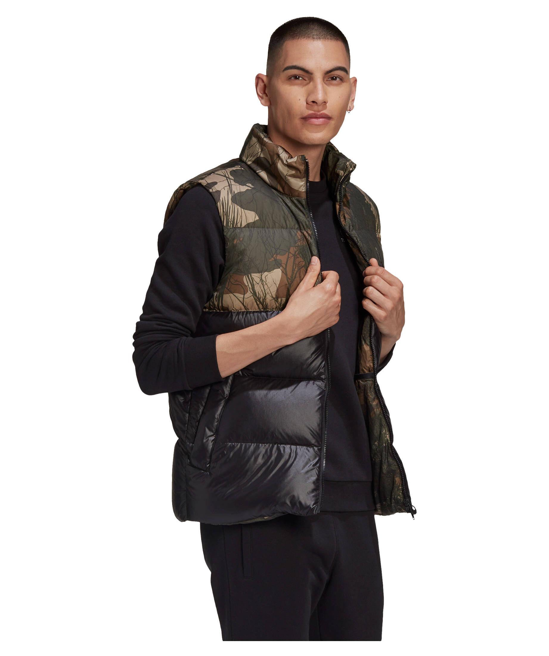 daunenweste rot herren