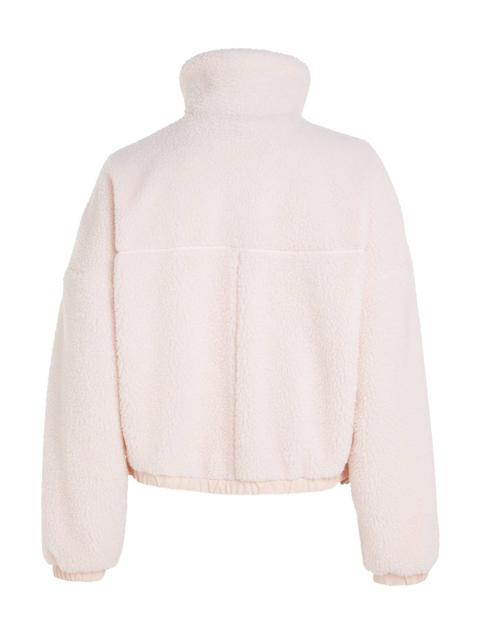 AMEBELLE Damen Cropped Fuzzy Fleece Jacke – Flauschig Warm, Lässig Geschnitten, Perfekt Für Herbst & Winter
