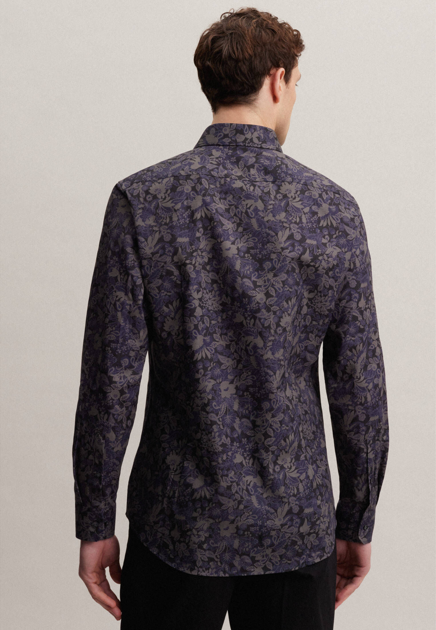 Seidensticker Camicia Uomo Comfort Fit In Cotone, Colletto Chic E Polsini Regolabili, Bianca