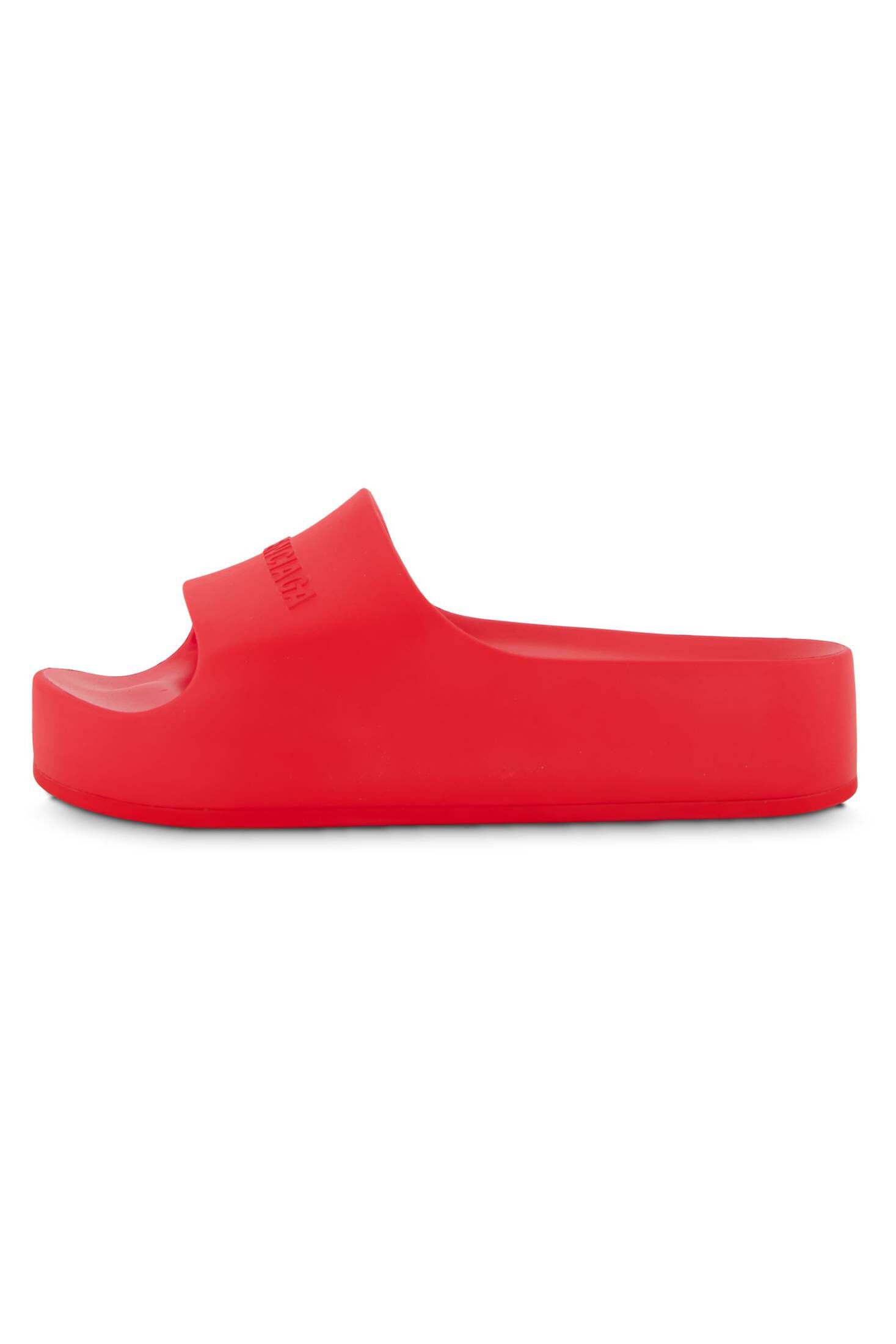 GG CHUNKY SLIDE SANDAL BRIGHT PINK CALFSKIN