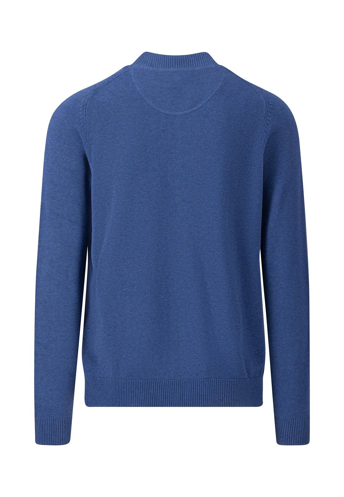 Herren Cardigan Blau - Strickjacke Regular Fit Freizeit