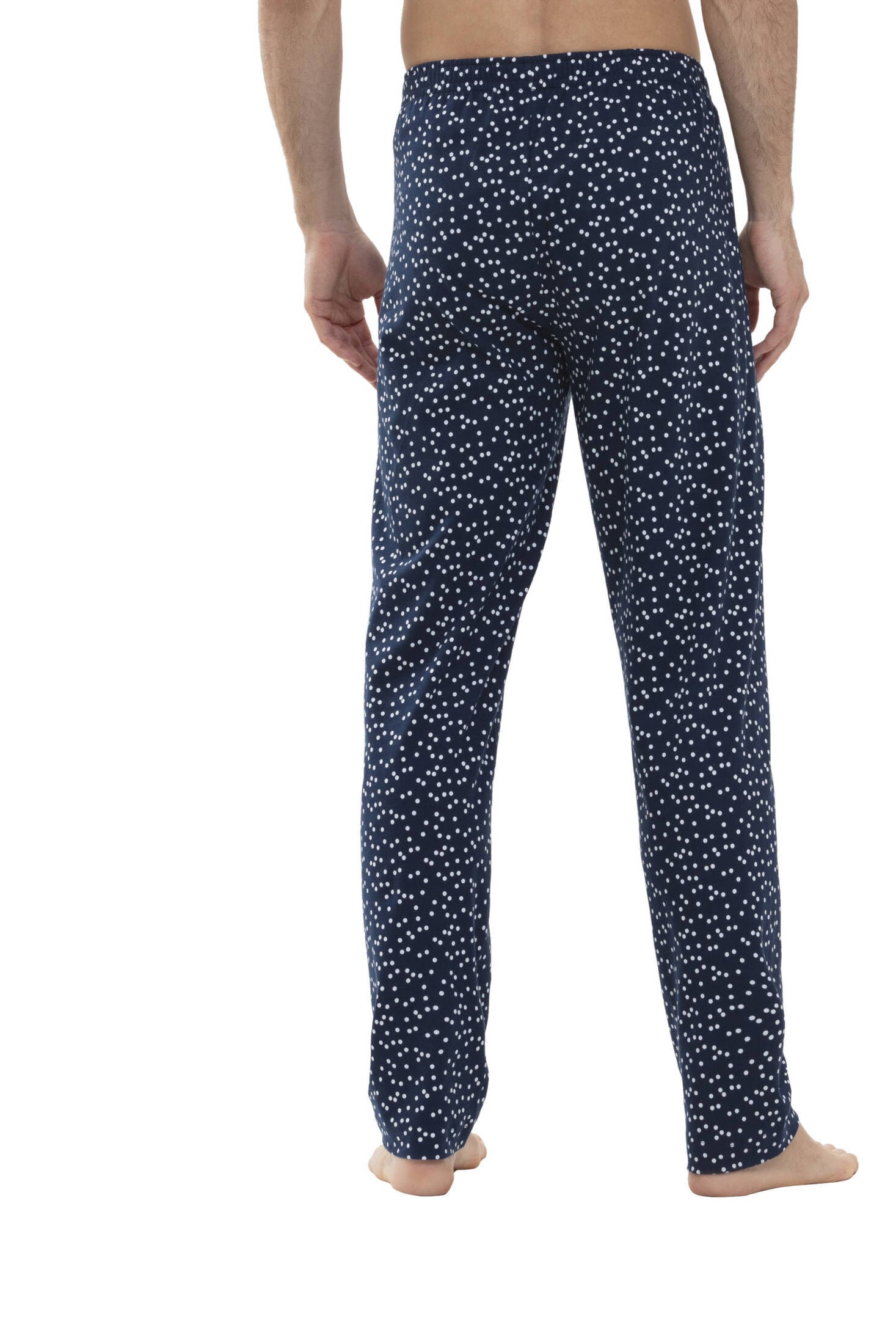 Herren-Loungewear-Hose mit weitem Bein und lockerer Passform – Wabenstruktur main image 1
