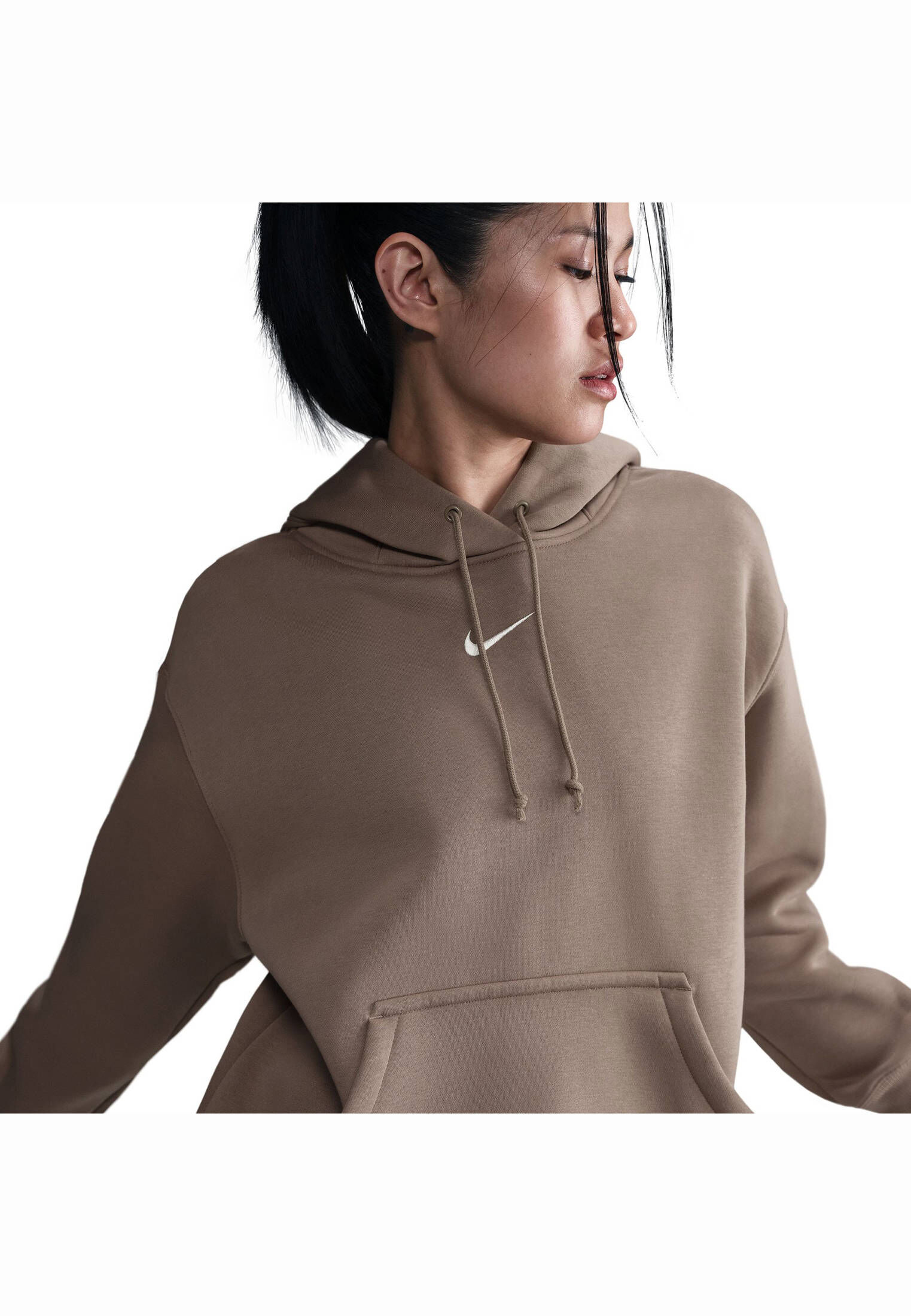 Nike Sportswear Damen Hoodie PHOENIX FLEECE Oversized Fit in braun