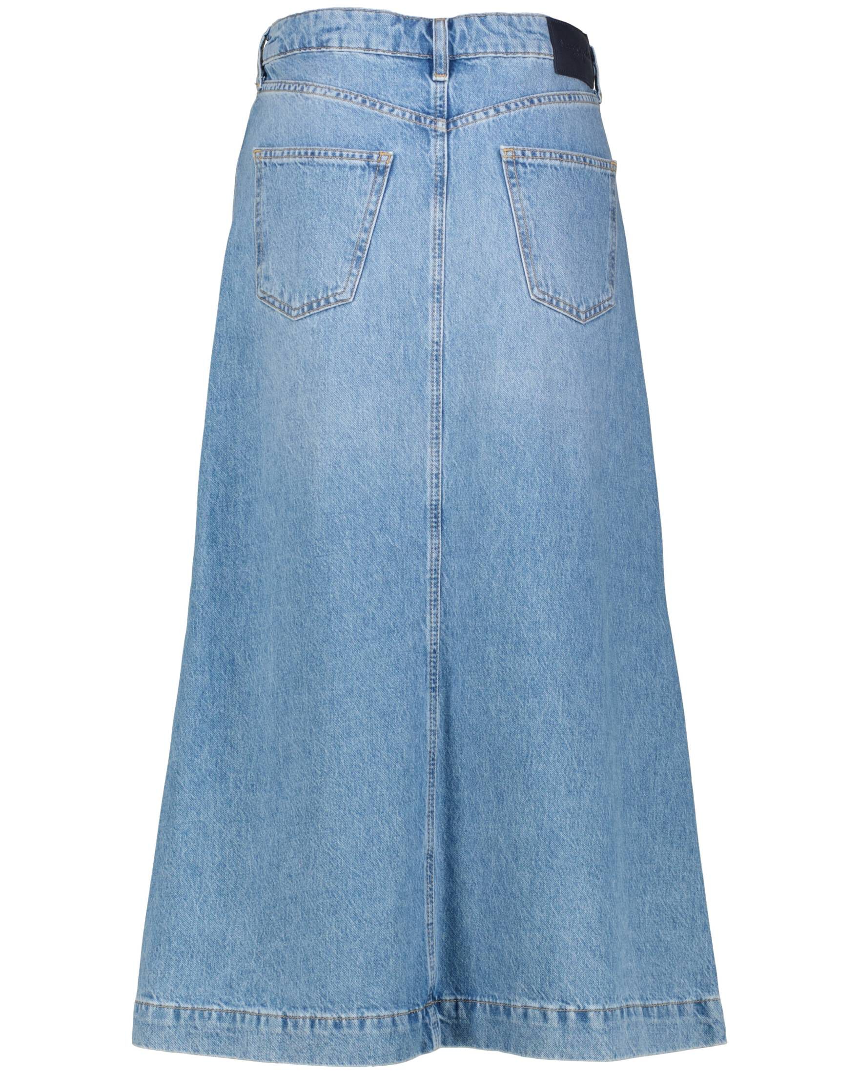 Wunderschne Maxi Jeansrock Damen Ebenbild