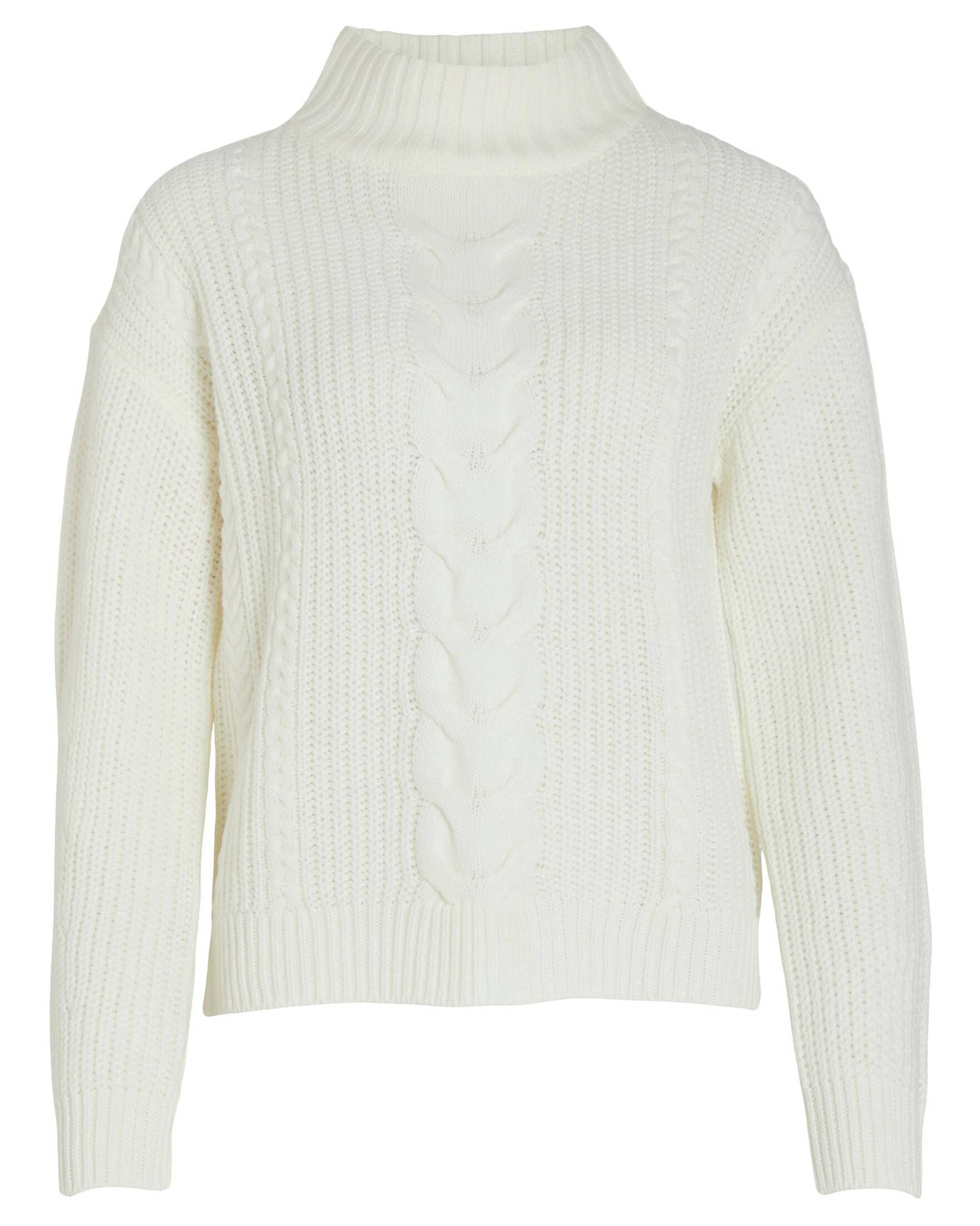 Vila Damen Strickpullover Mit Hohem Kragen – Weicher, Dehnbarer Stoff, überschnittene Ärmel