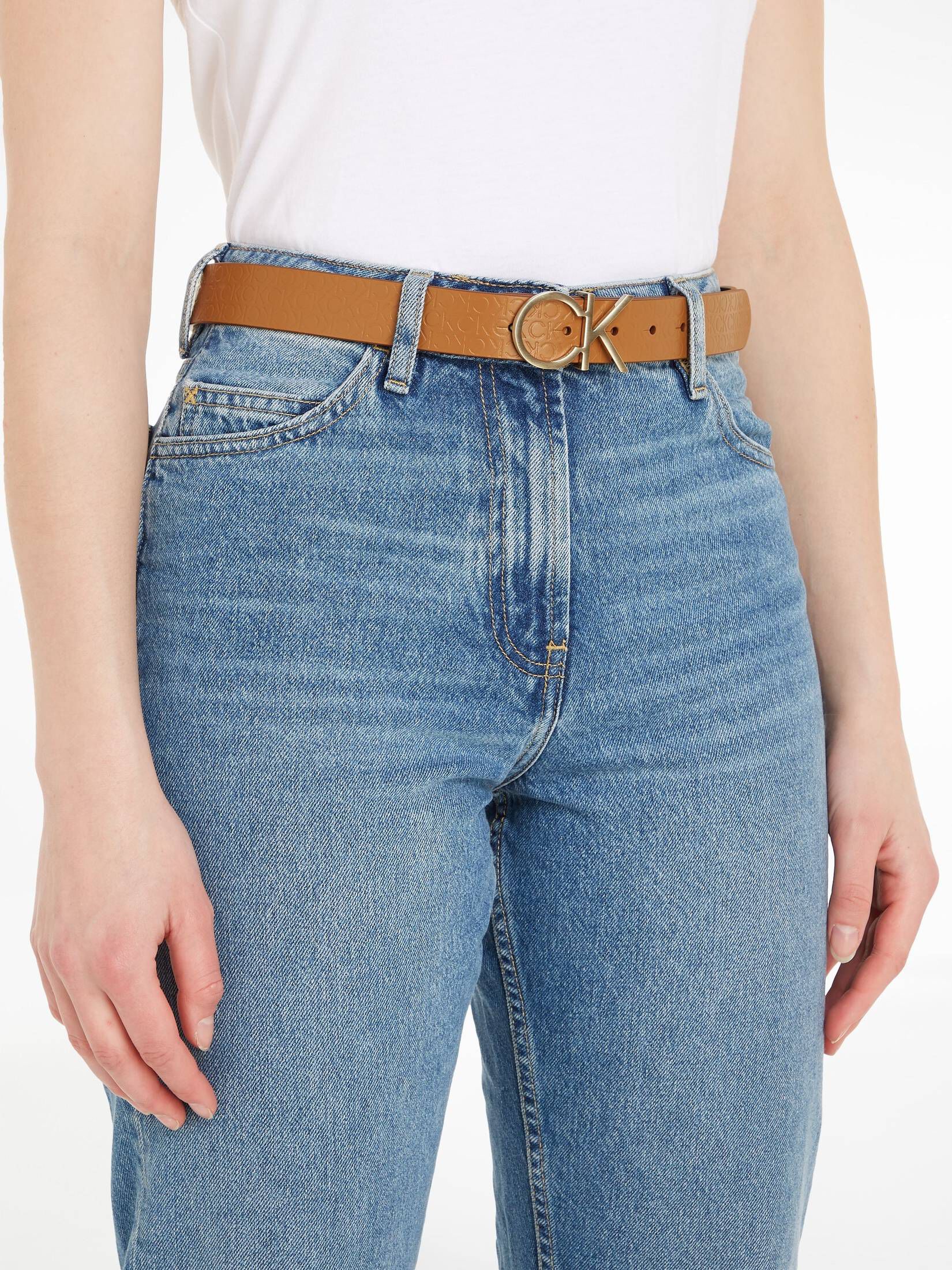 Damen-Ledergürtel, 1 Cm Breit – Schlichtes Design, Langlebig, Perfekt Zu Jeans, Röcken & Freizeithosen