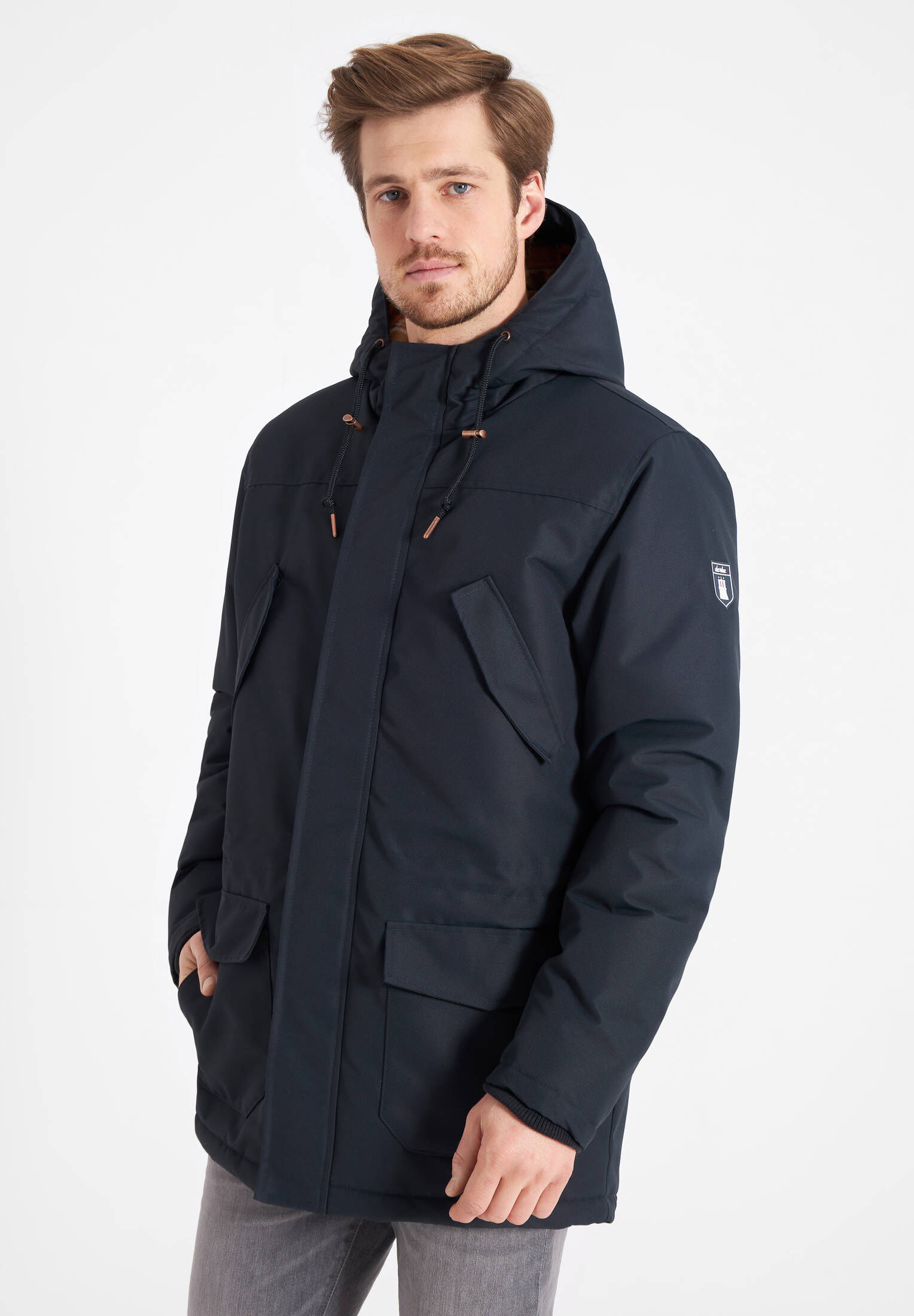 Derbe QUILTHOLM - Giacca invernale - hedge green/verde bosco