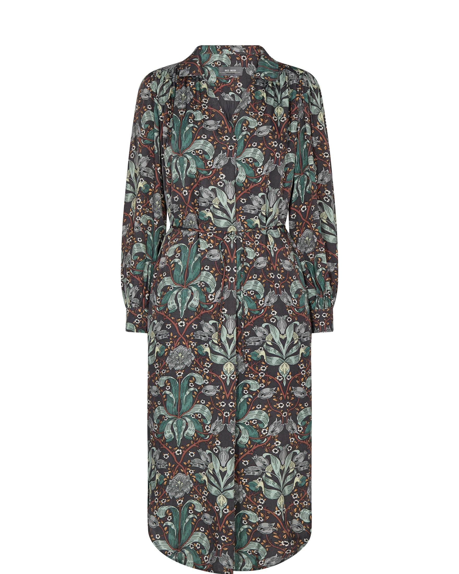 Nolie Damen Kleid Mit Tiger-Print - Pink Mit Goldakzenten Größe L