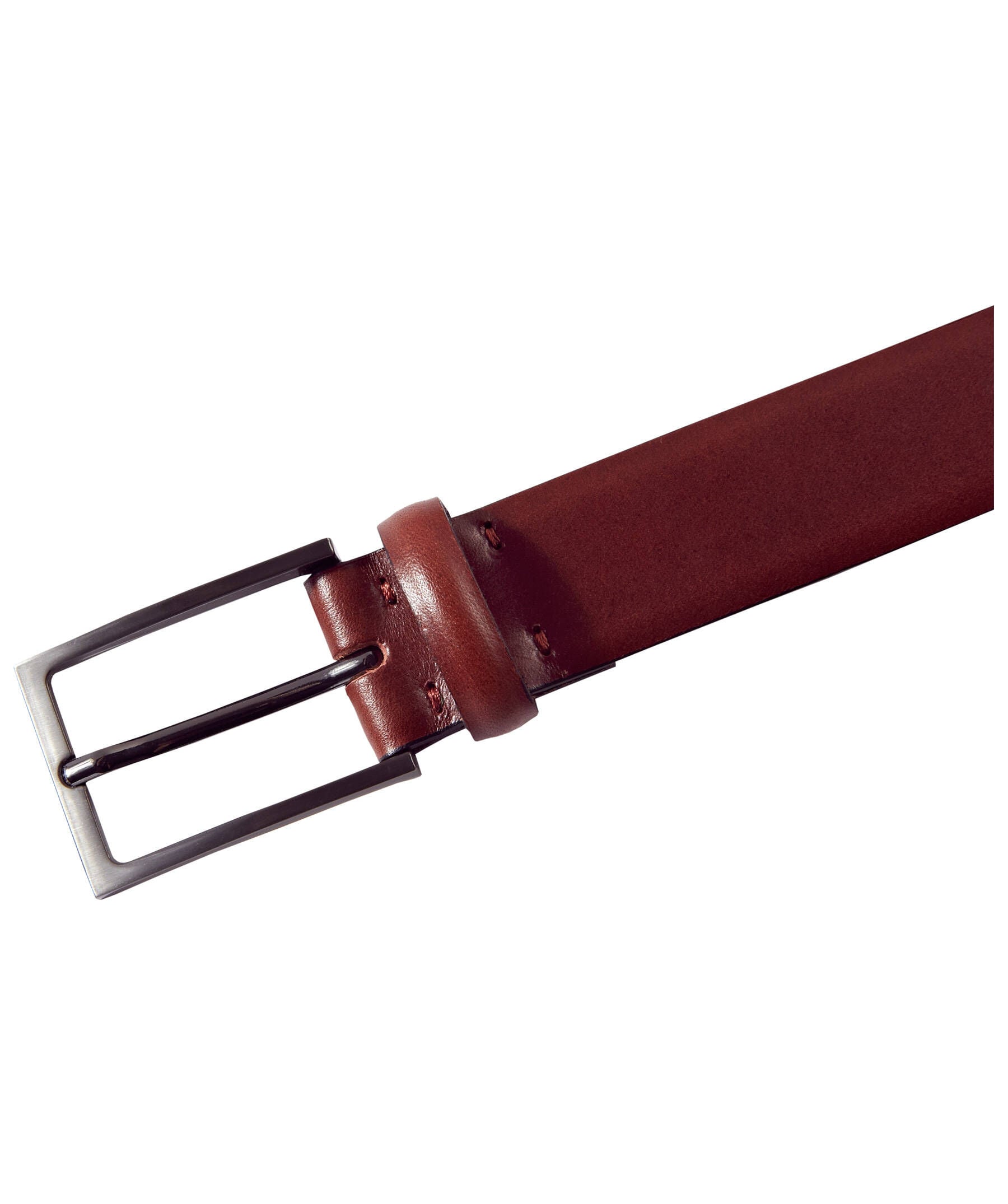Volcom Herren-Ledergürtel Mit Zwei Spikes – 3,2 Cm Breit, Metallschnalle Mit Logo, Lässiger Style