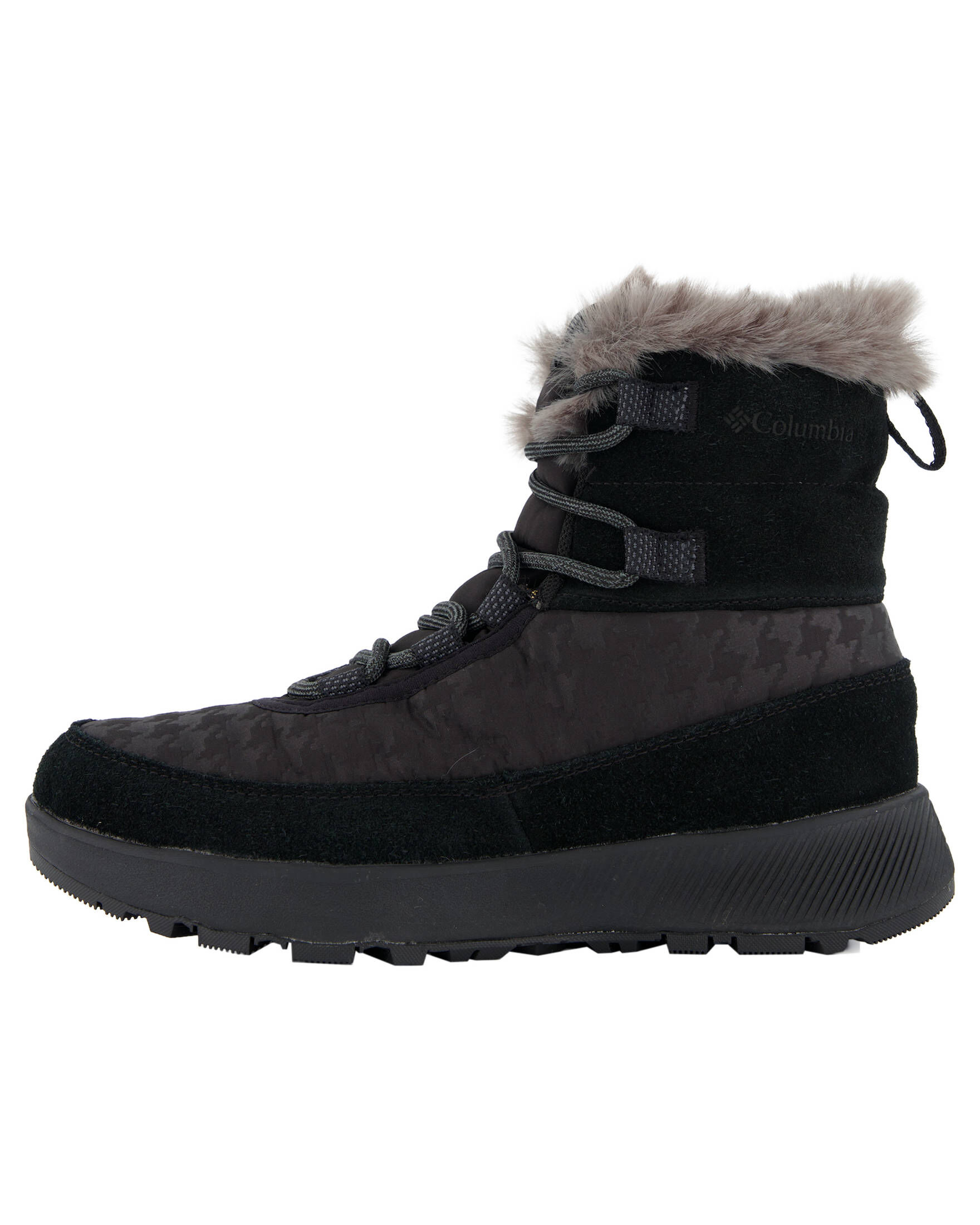 Columbia Slopeside Peak Luxe Stivali Da Neve Donna - Impermeabili, Caldo Fino A -32°C, Colore Shark/Blu, Suola Omni-Grip