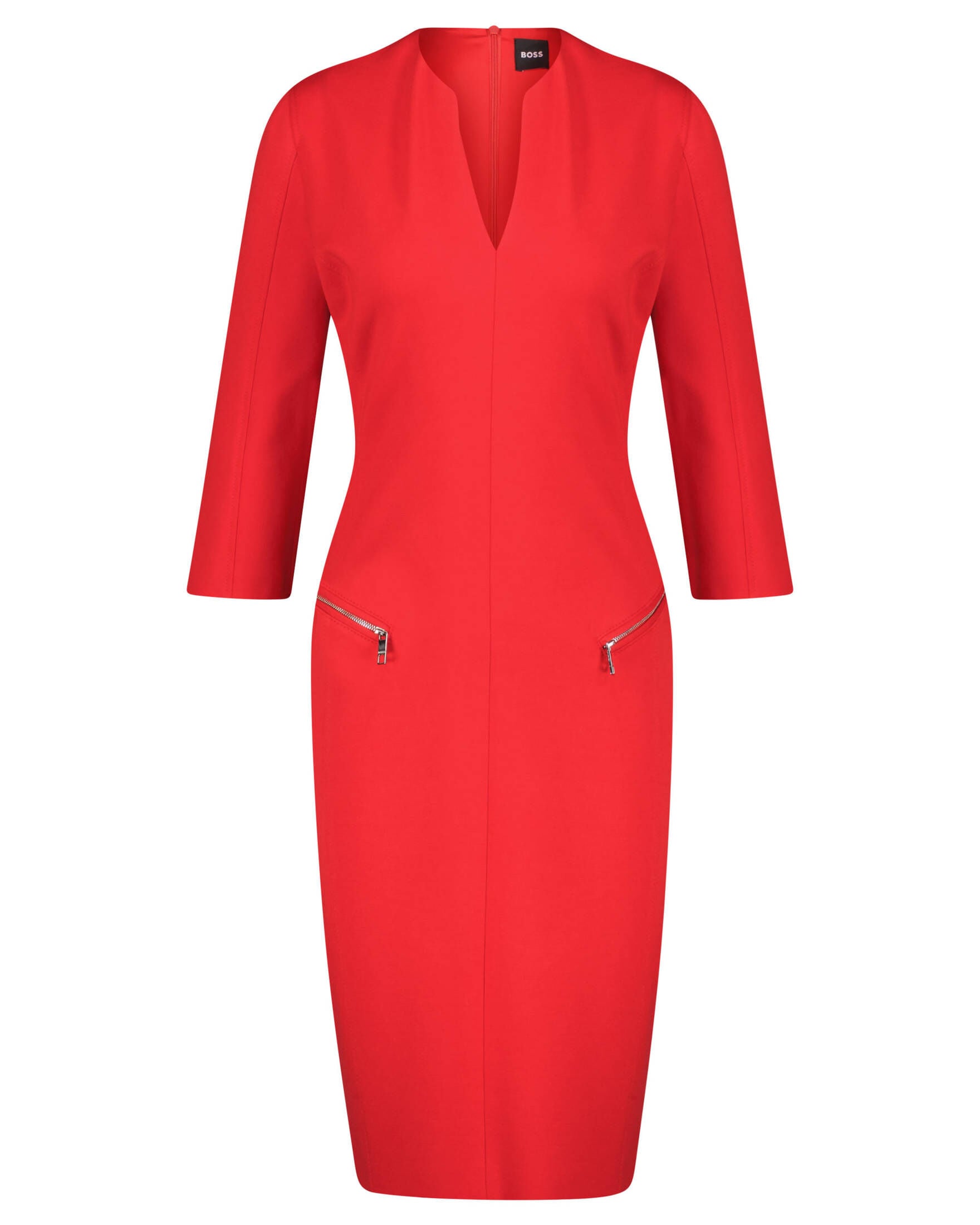 Damen Spitzenkleid Mit Herz-Ausschnitt – Langärmlig, Eleganter Look Für Festliche Anlässe