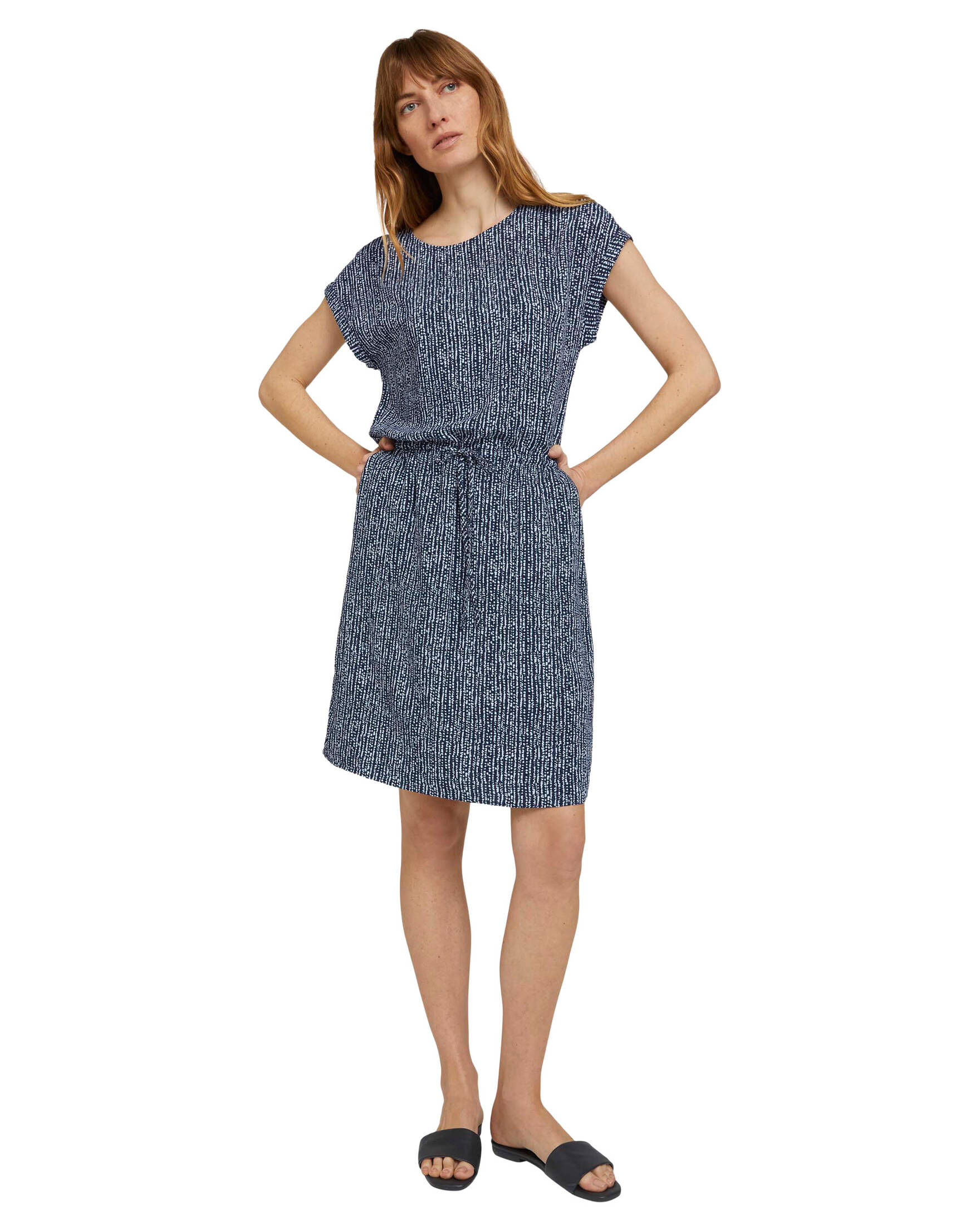 Tom Tailor Damen Sommer Kleid Druckkleid Mit Muster Produktbild-Vorschau 5