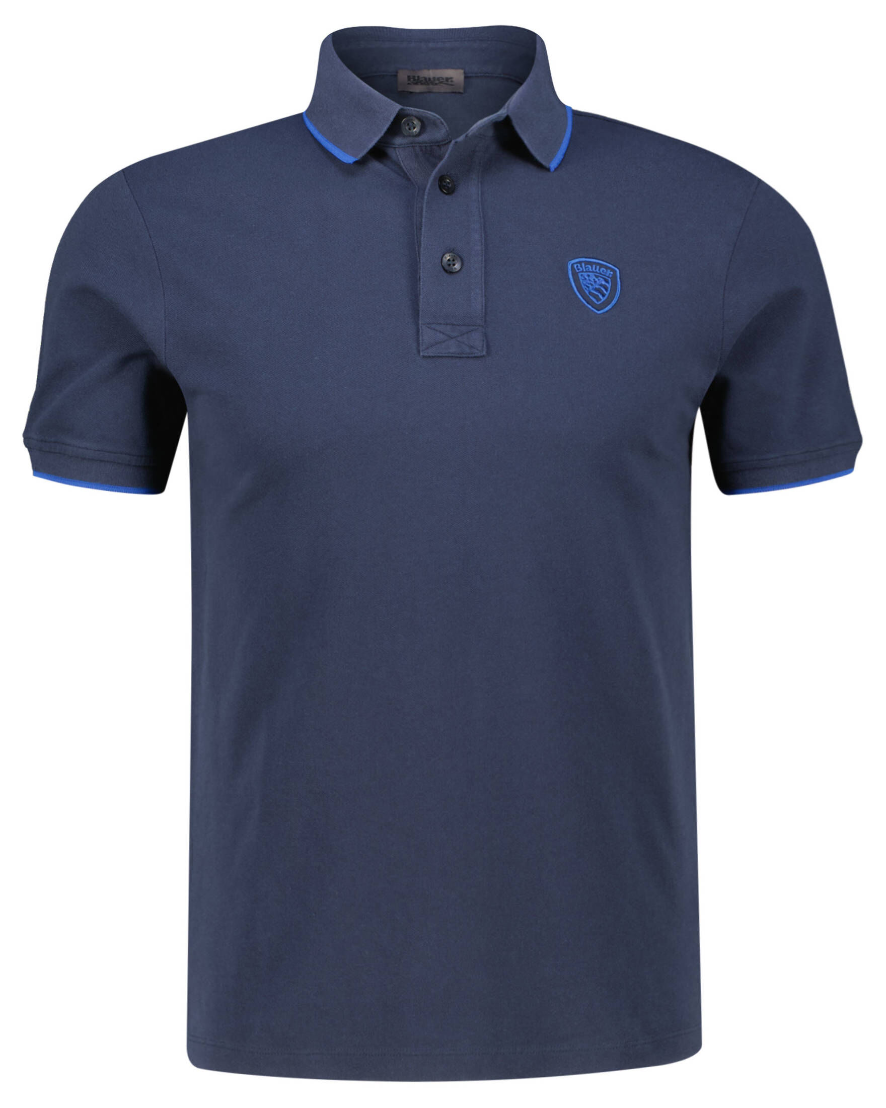 poloshirt damen kurzarm blau