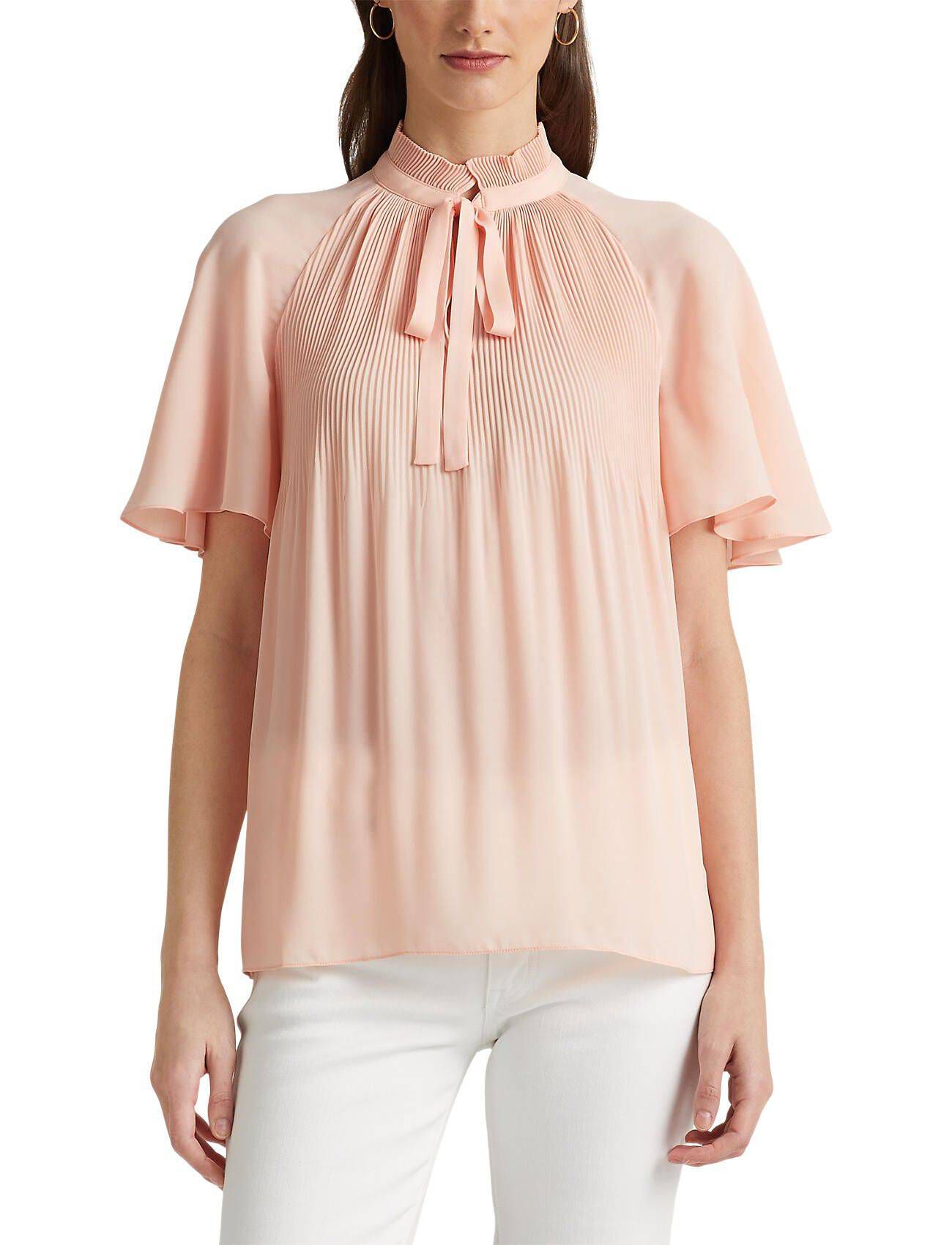 Luxus Blusen Damen Kurzarm Bild