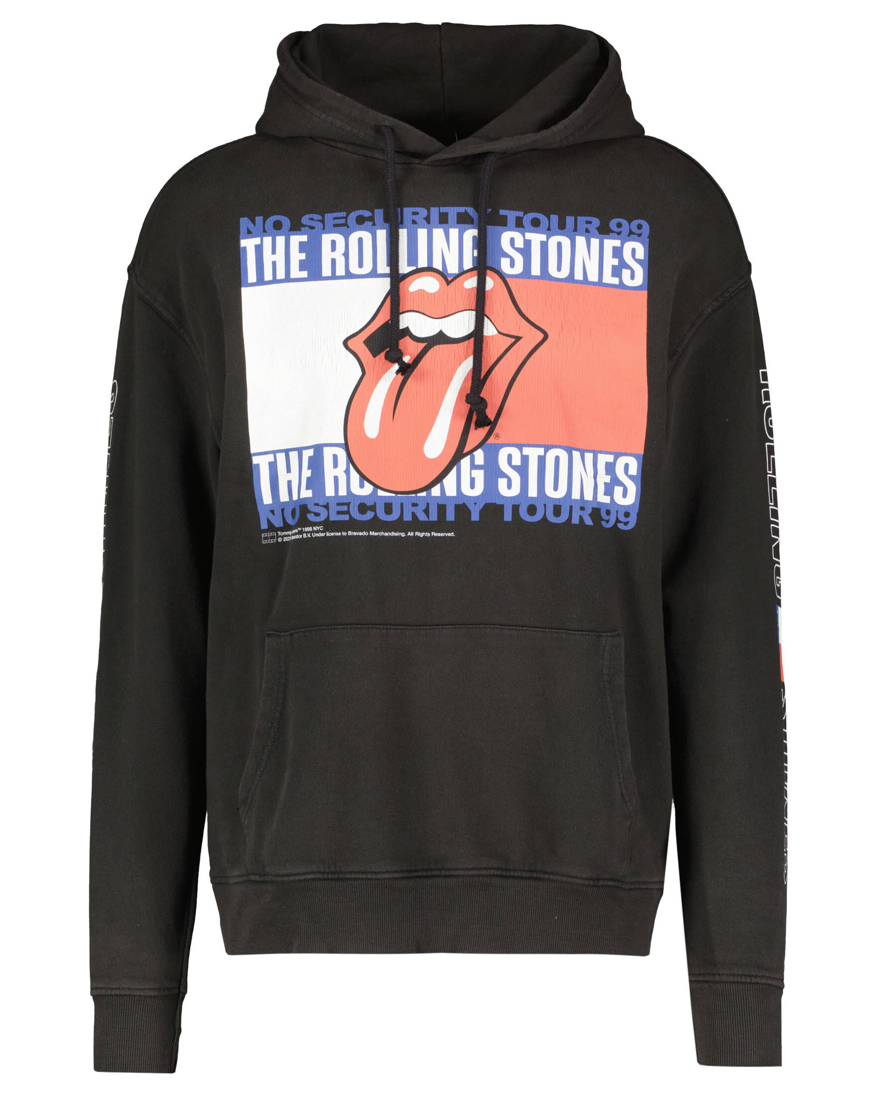 Bravado Rolling Stones Herren Kapuzenpullover mit Reißverschluss 