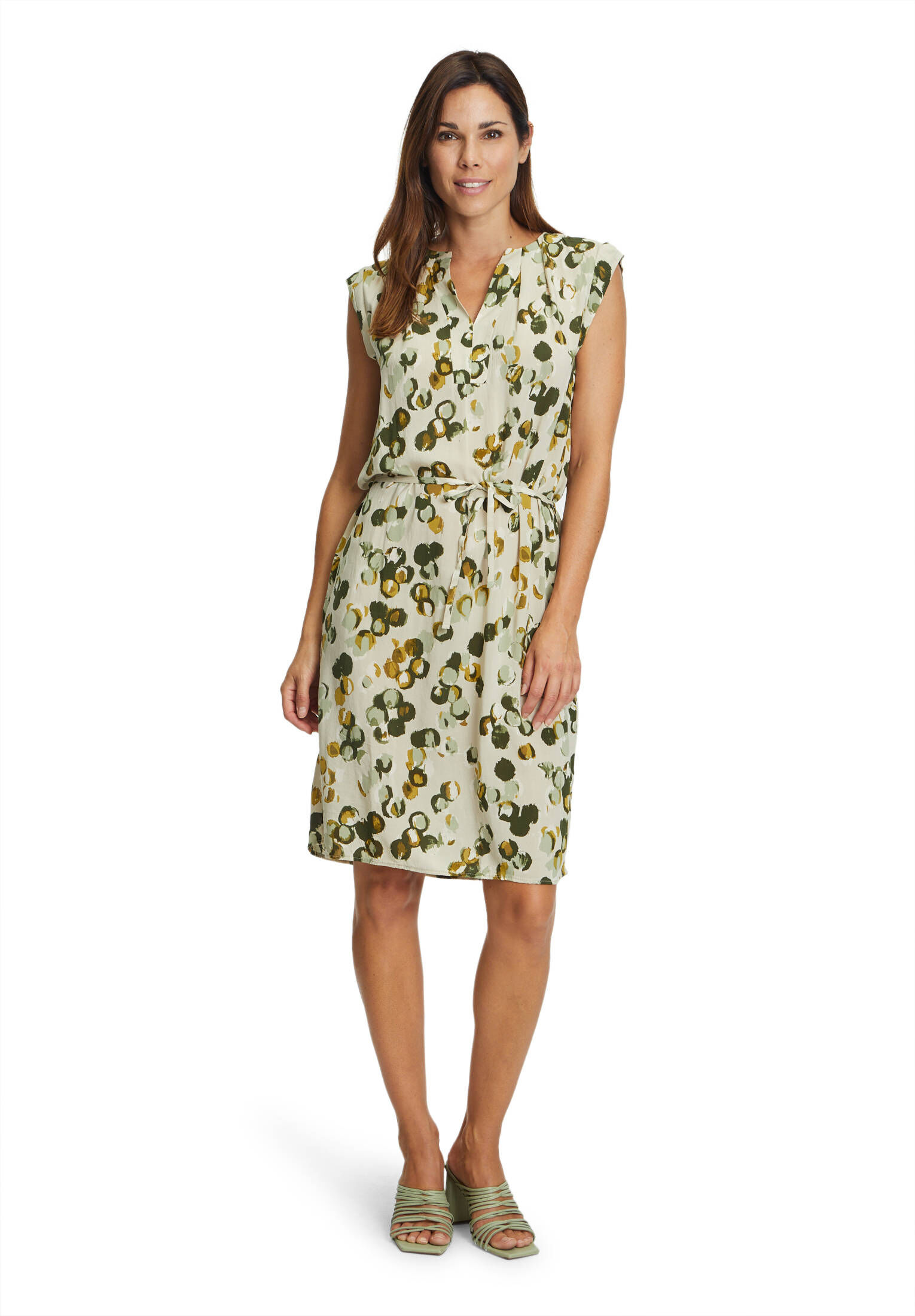 damen tunikakleid mit floralem print