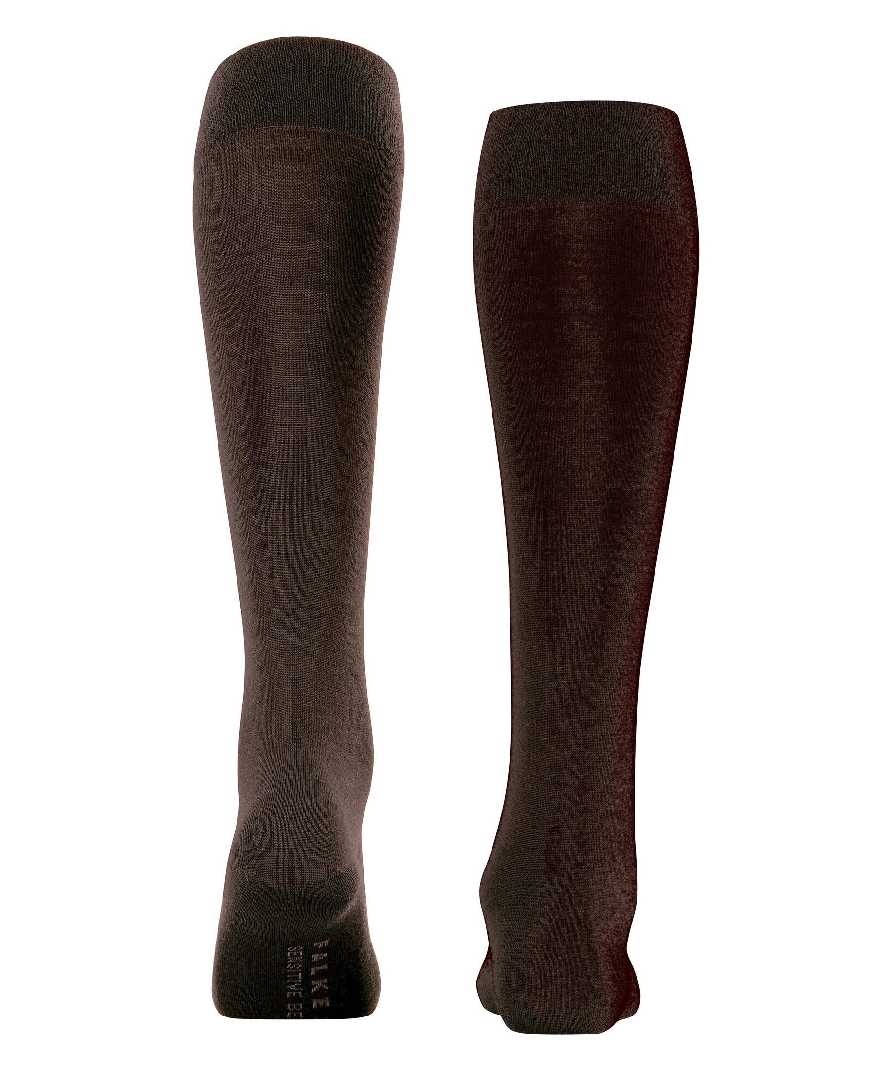 Mi-bas Falke Sensitive Top T II - Taille 39-42, Couleur Cigare Transparent, Neuf