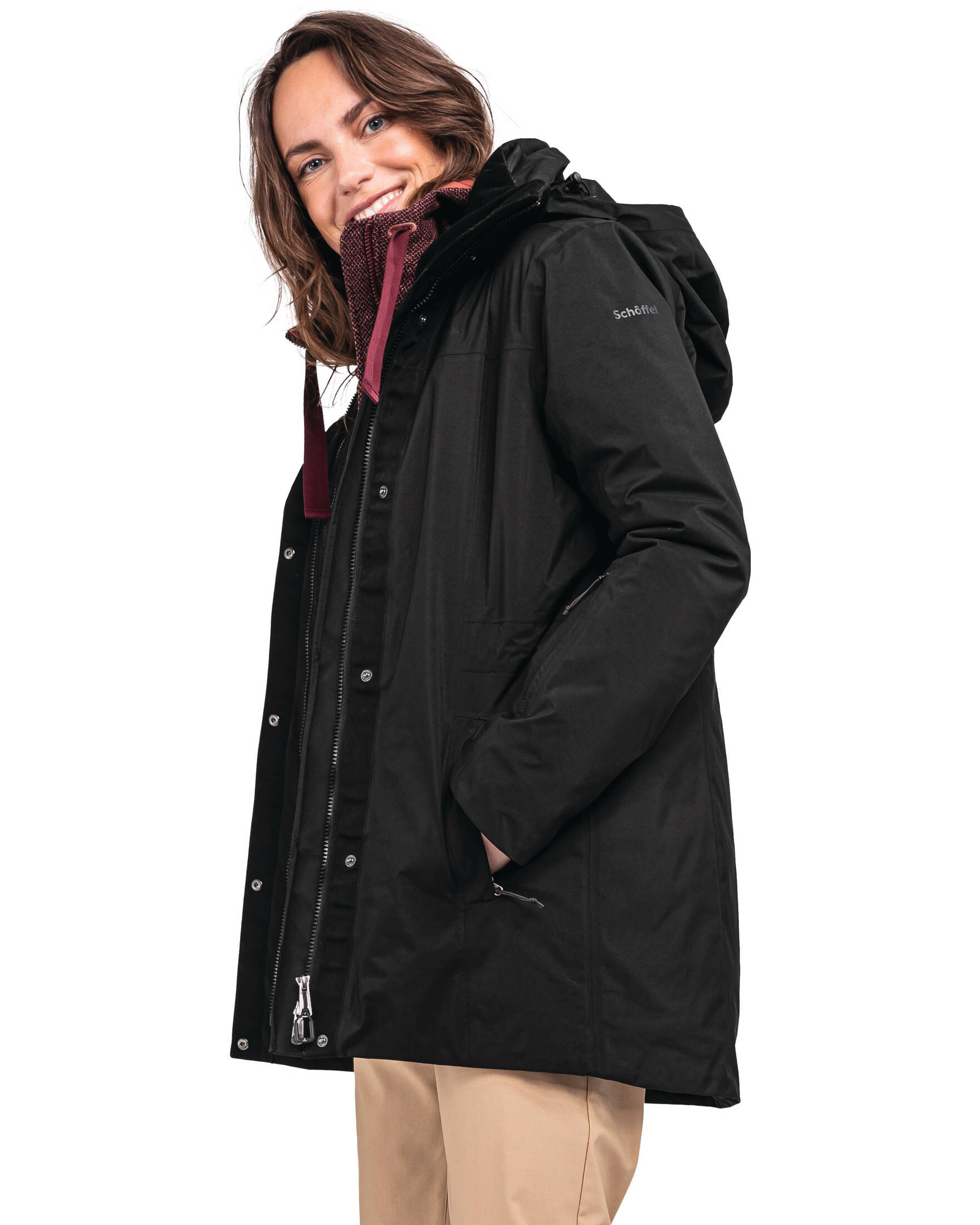 2 In 1 Jacke Damen
