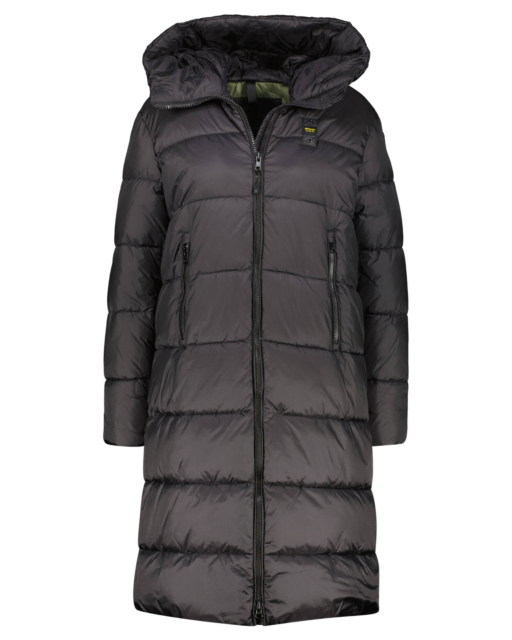 dunkelblauer steppmantel damen